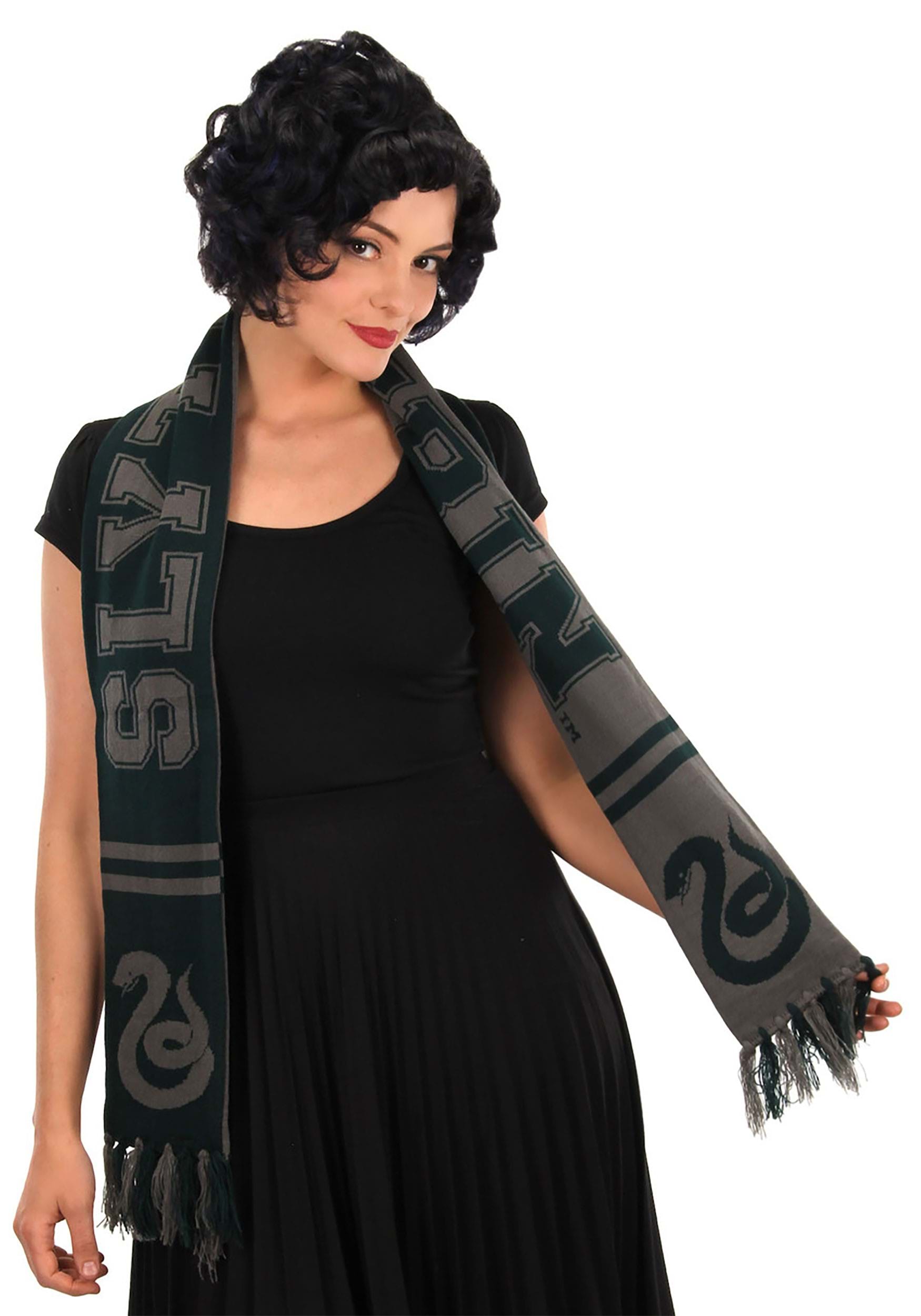 Harry Potter Reversible Slytherin Knit Scarf | Harry Potter Accessories
