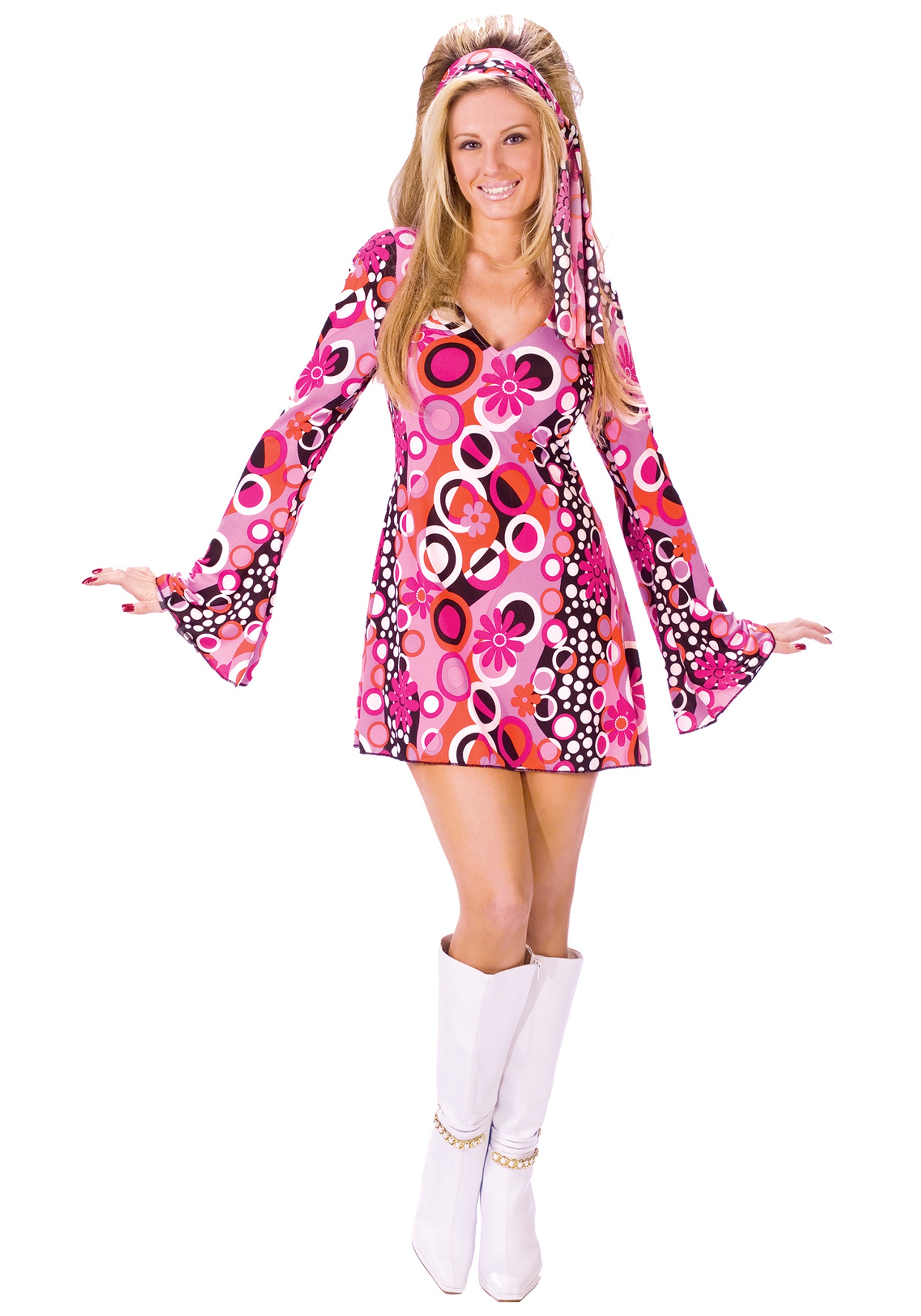 Feelin Groovy Disco Women's Costume Dress | Disco Costumes