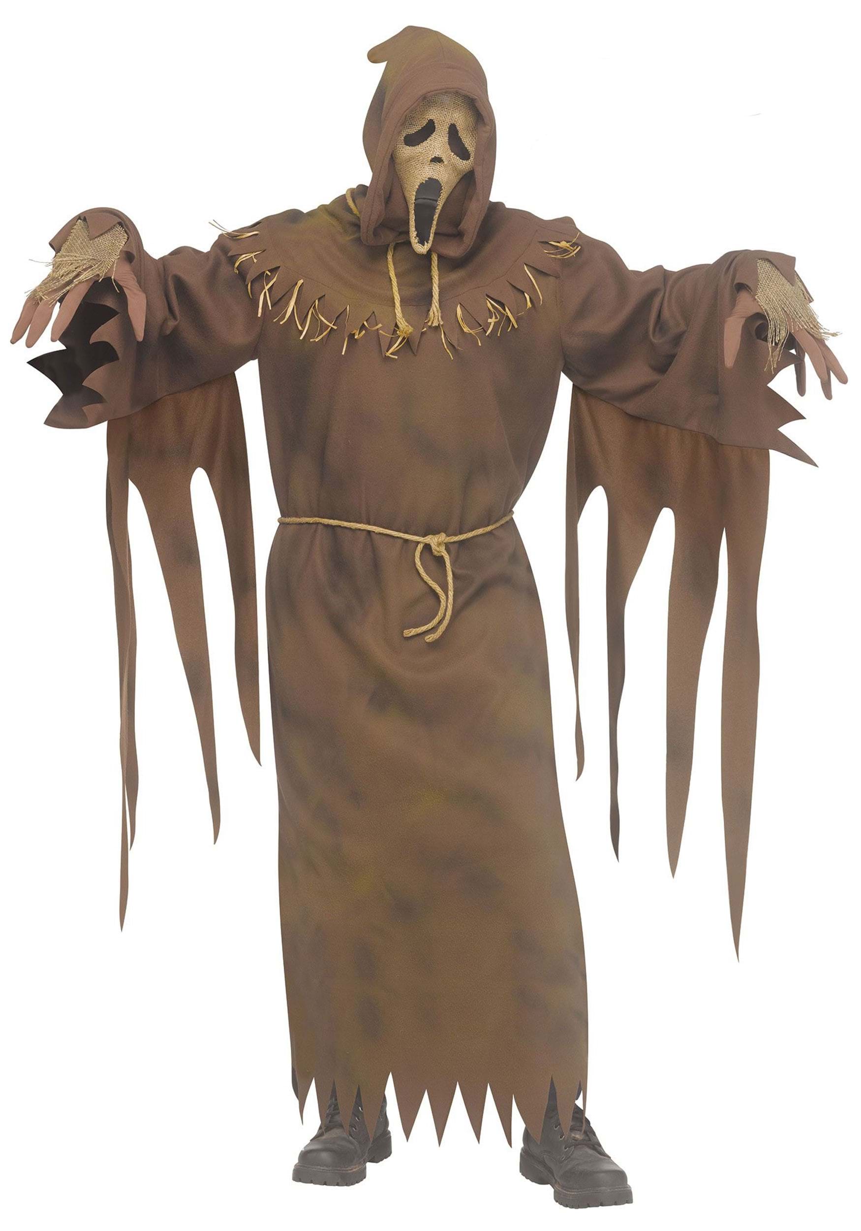 Scarecrow Ghost Face Adult Costume | Scream Costumes