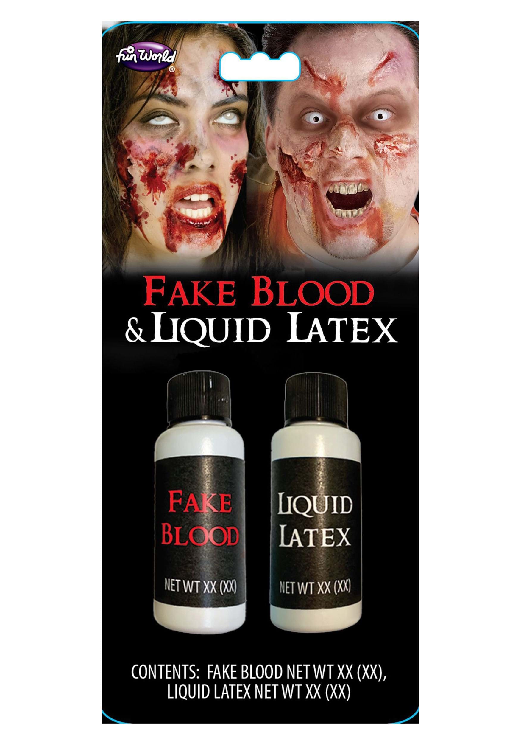 1oz Blood & Liquid Latex Makeup Duo Set | Special Effects Makeup