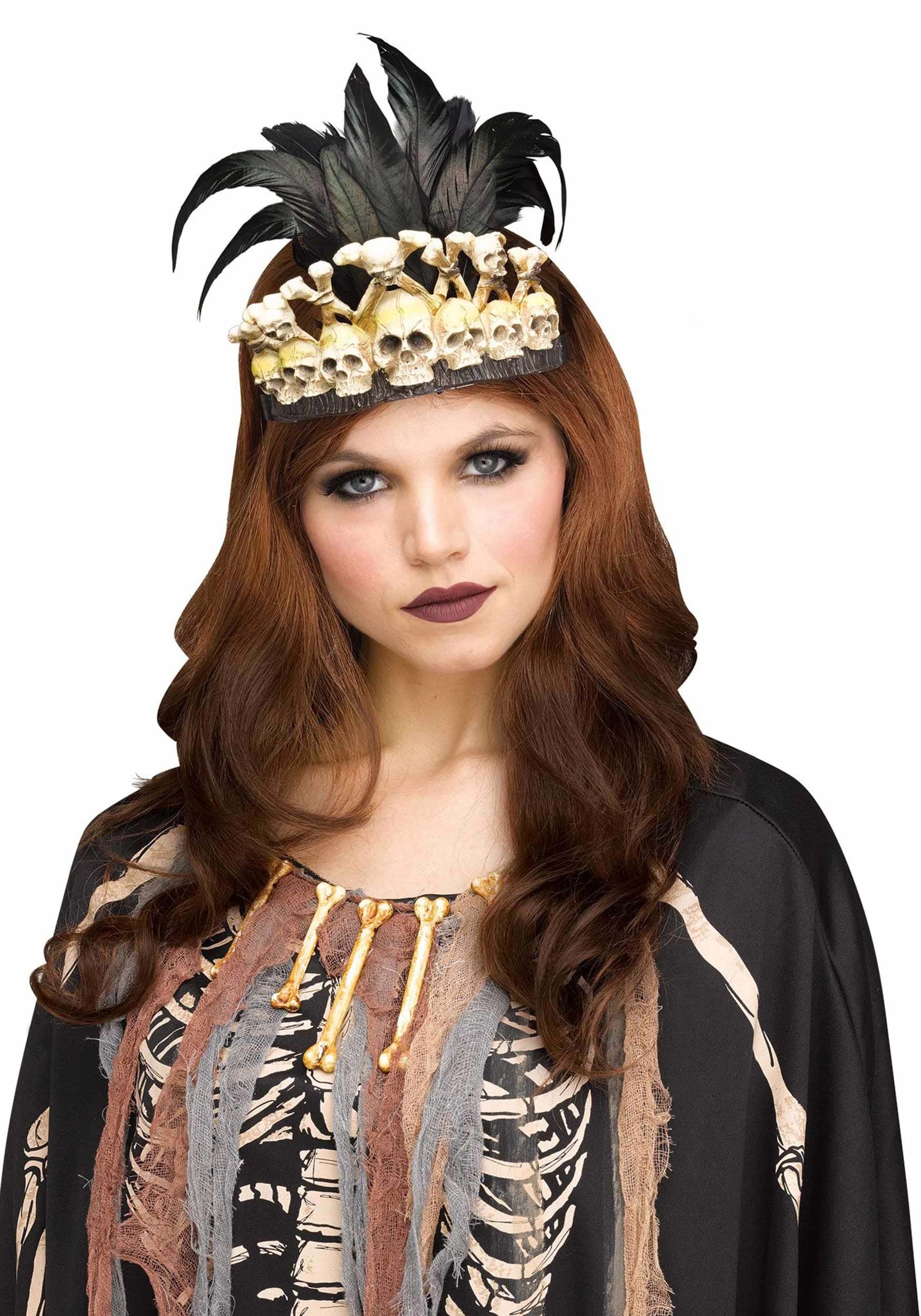 Skull Crown Costume Headpiece Accessory | Gothic Accessories