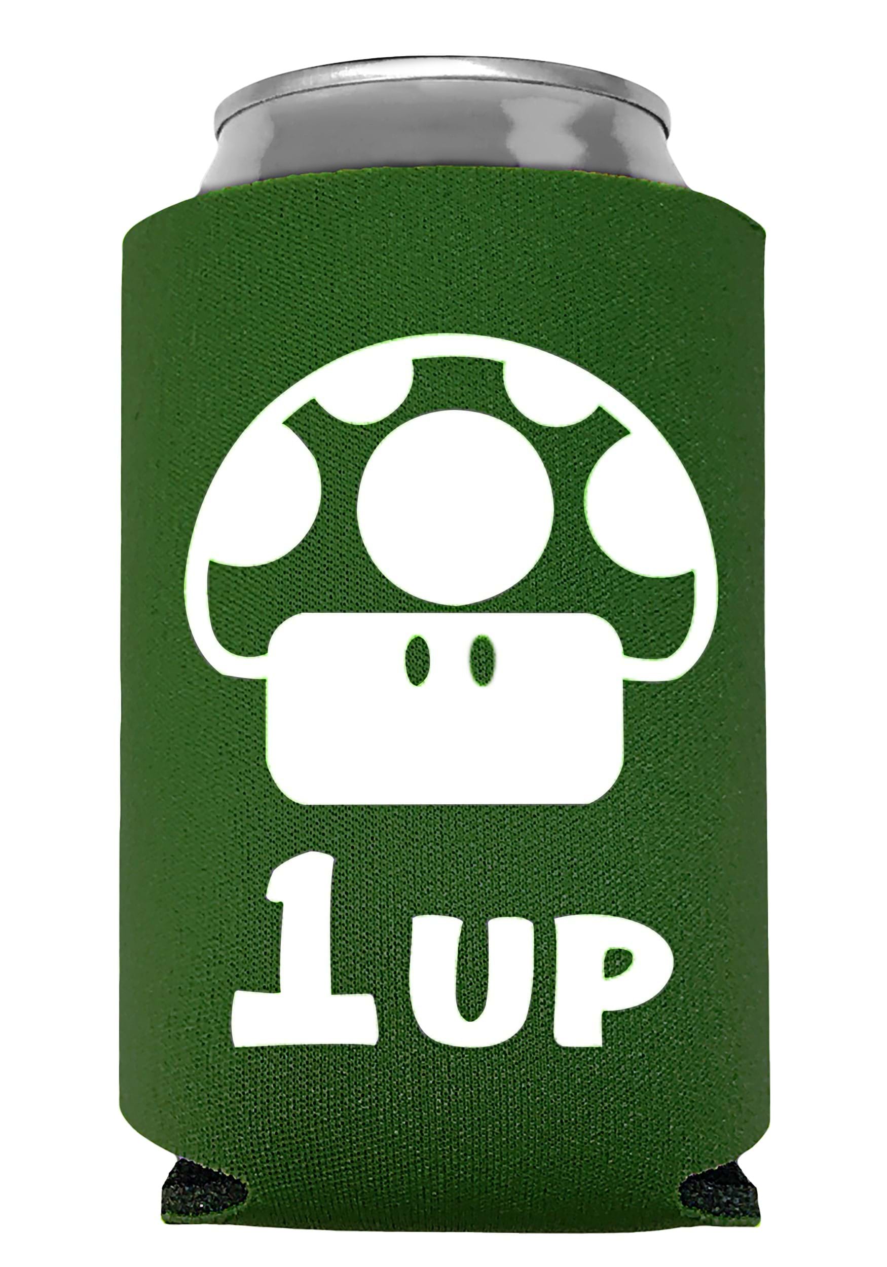 1 Up Extra Life Mushroom Can Cooler | Super Mario Bros. Accessory