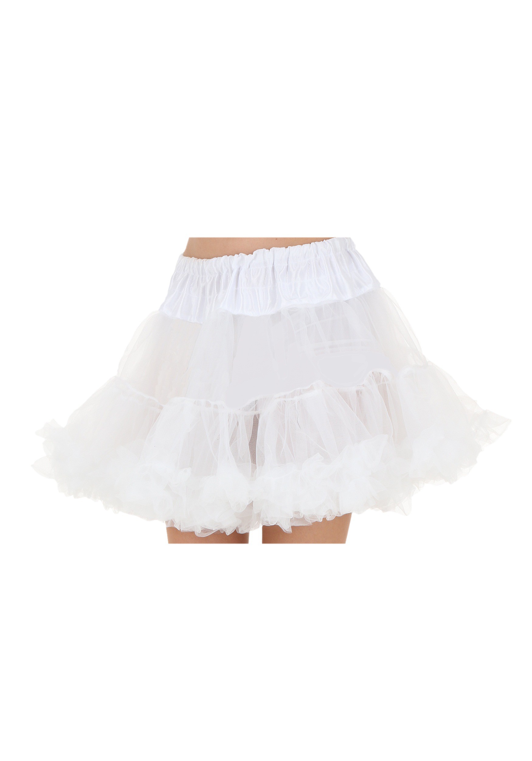 Women's Plus White Petticoat