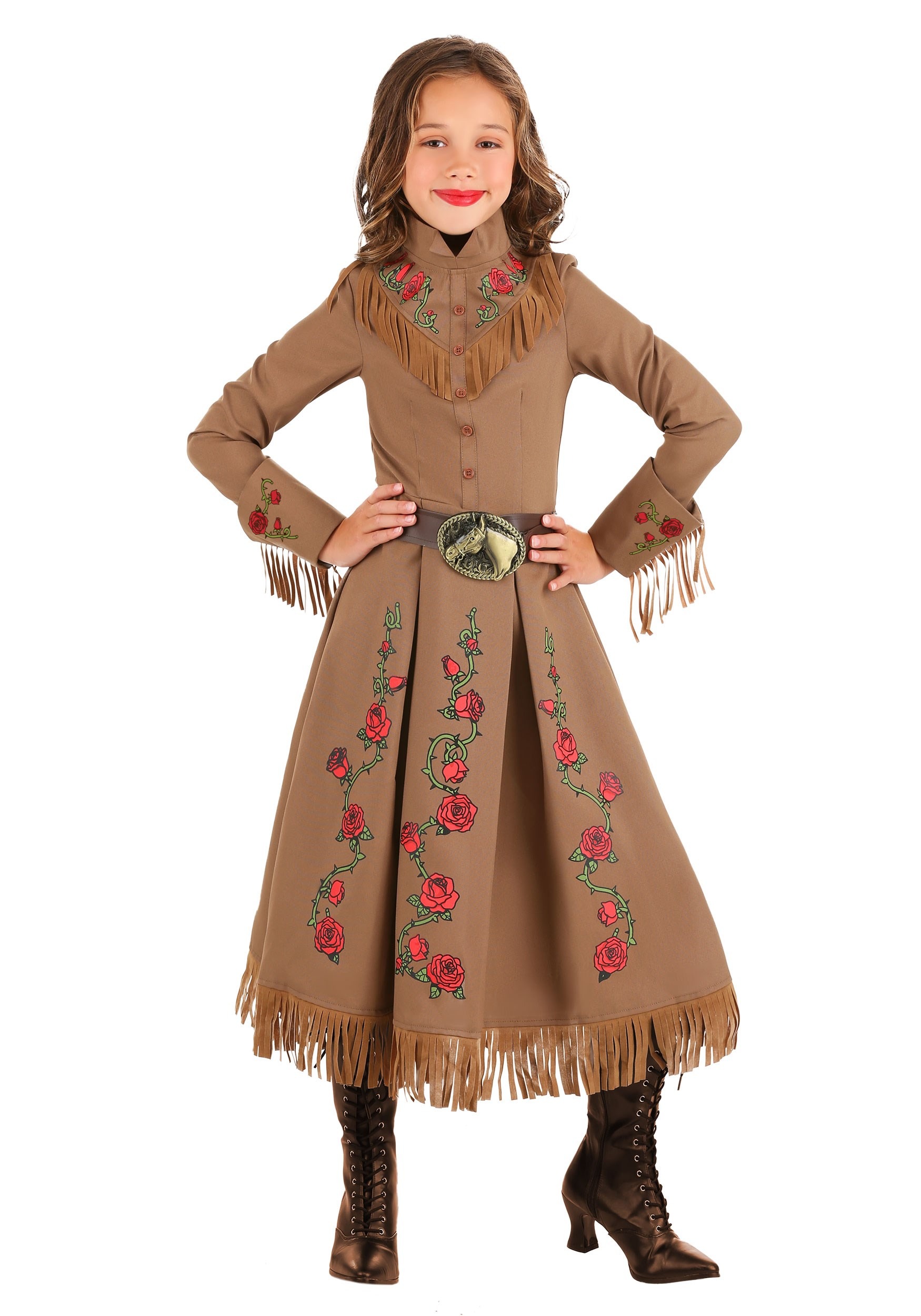 Annie Oakley Cowgirl Costume for Girls | Historical Figure Costumes