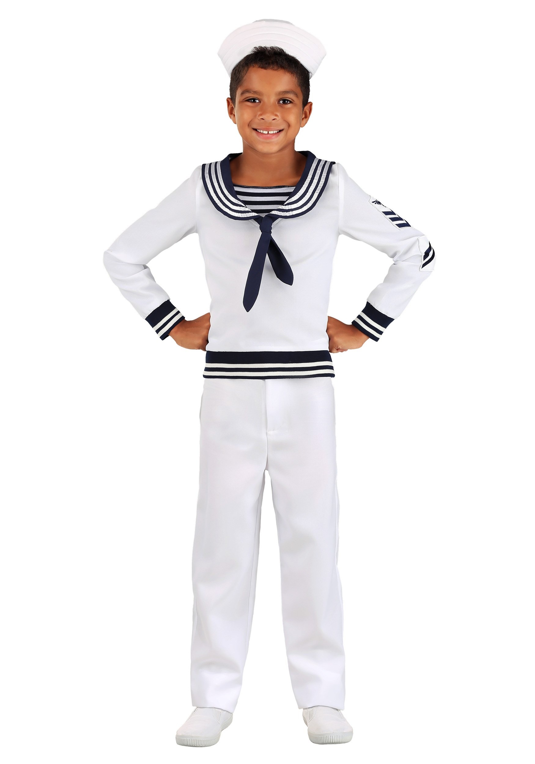 Boy's Deckhand Sailor Costume | Kid's Occupational Costumes