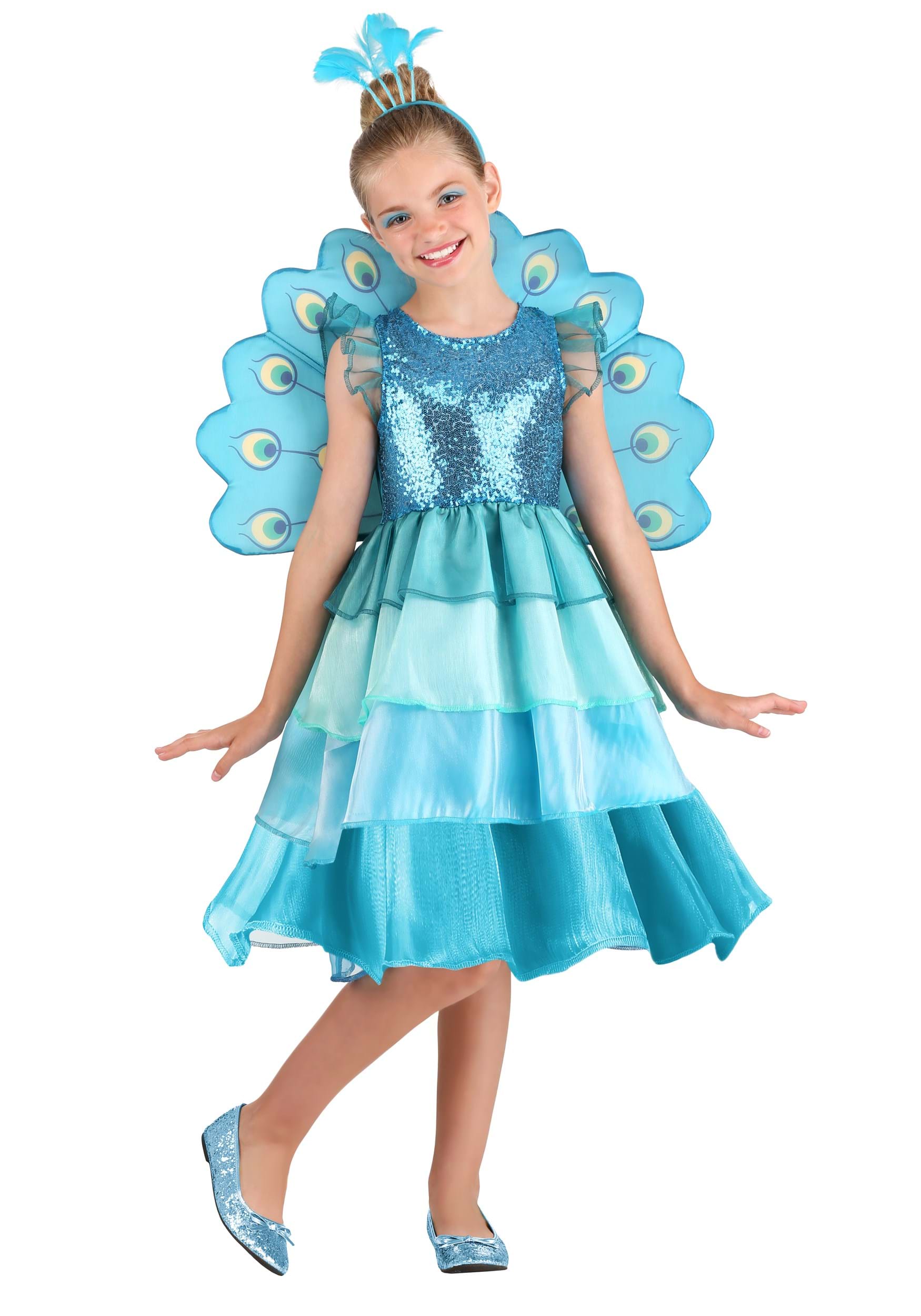 Pretty Peacock Costume for Kids