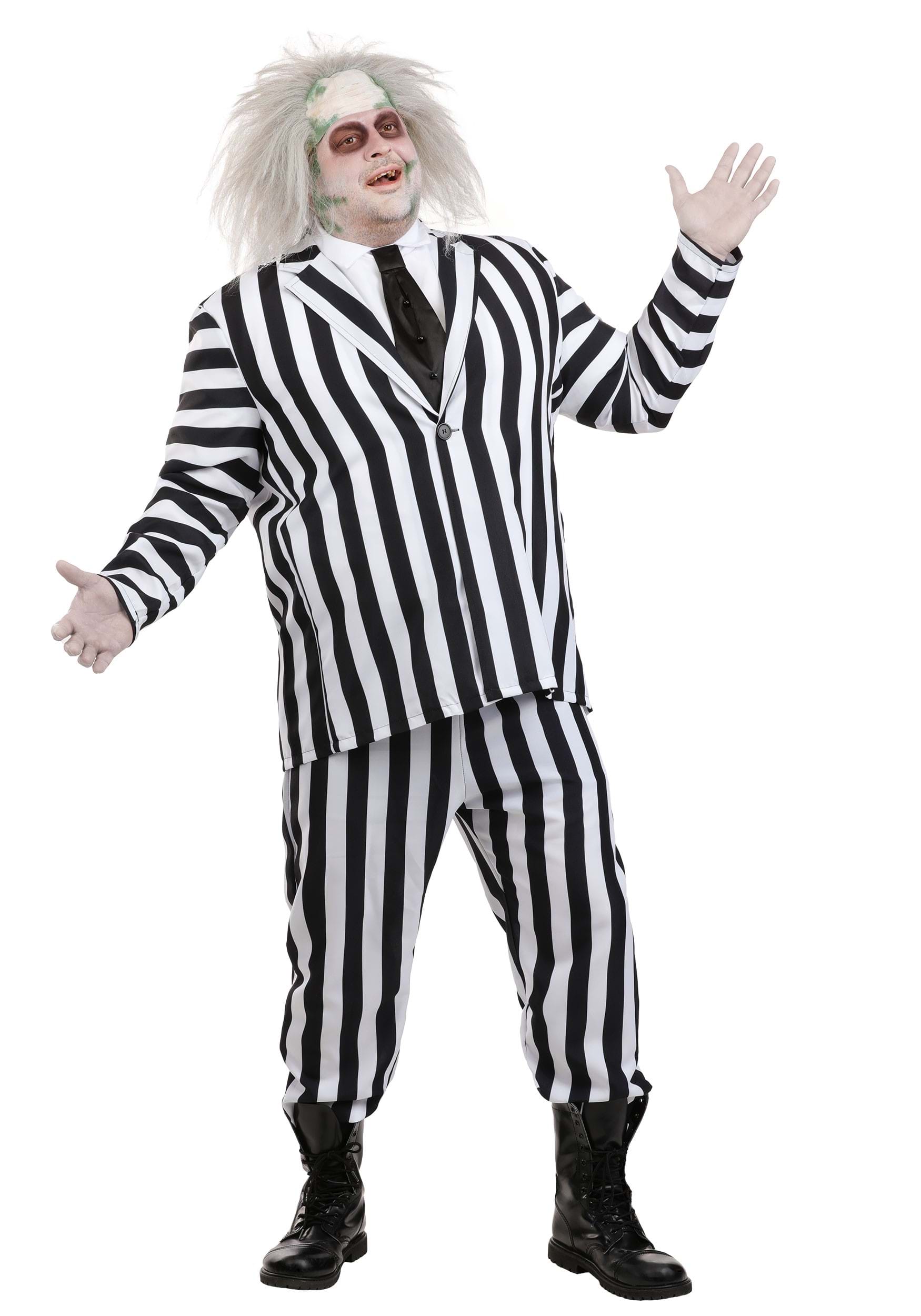 Plus Size Beetlejuice Costume | Adult Beetlejuice Costumes