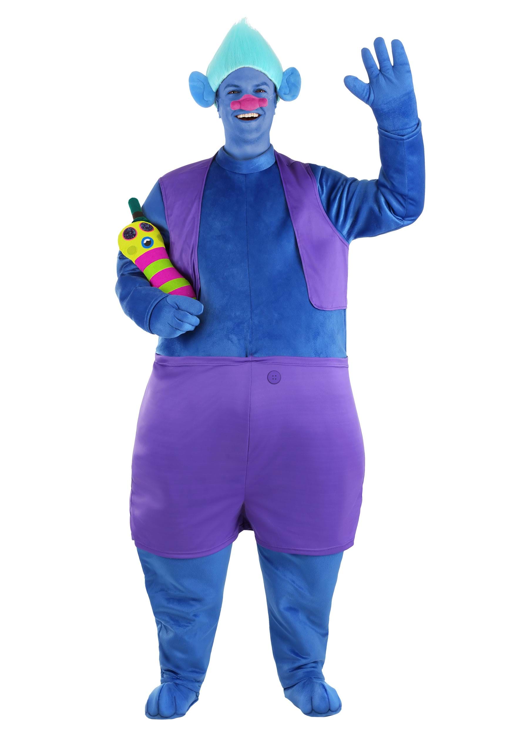 Plus Size Biggie Costume from Trolls for Adults