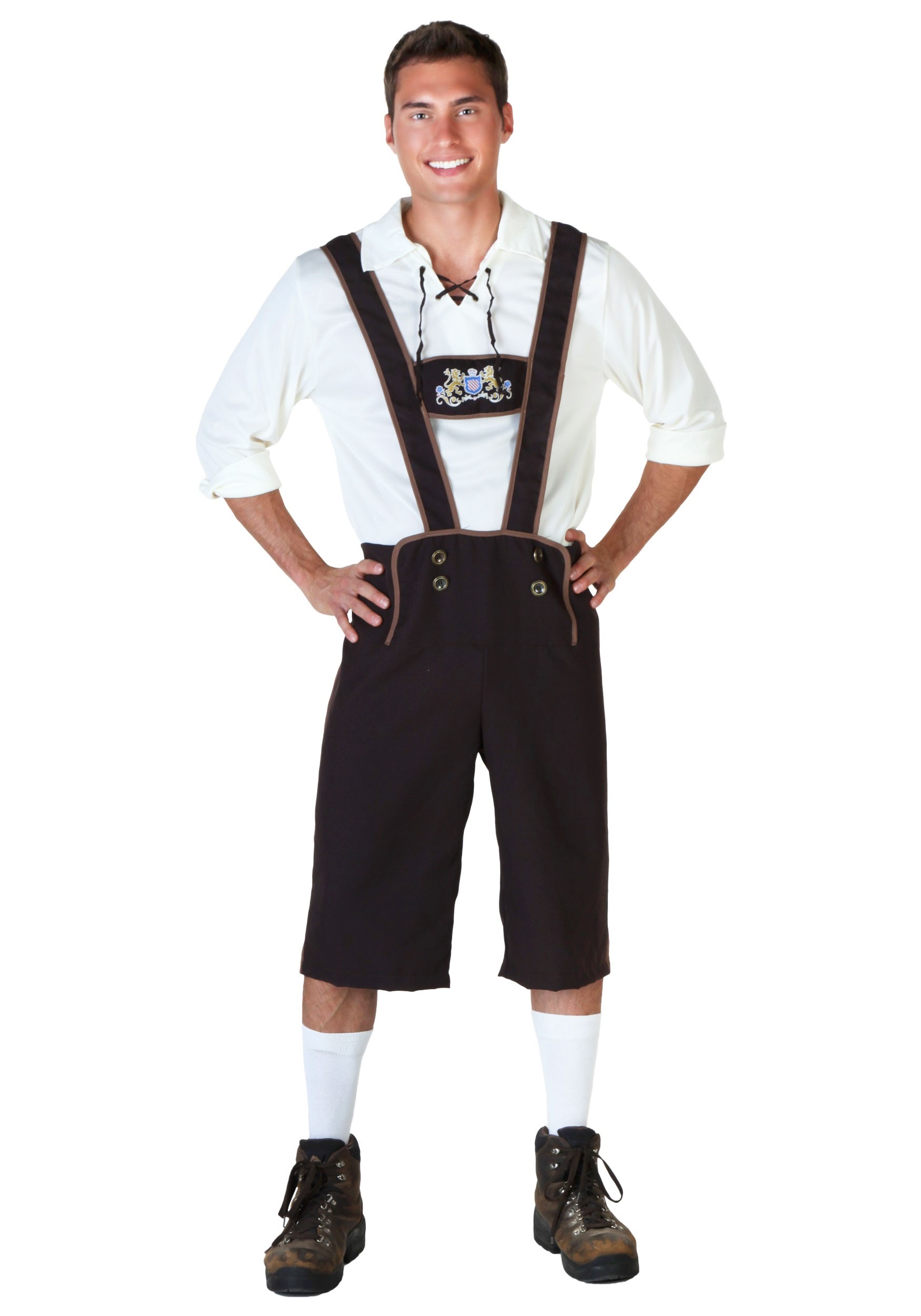 Plus Size Adult Lederhosen Costume
