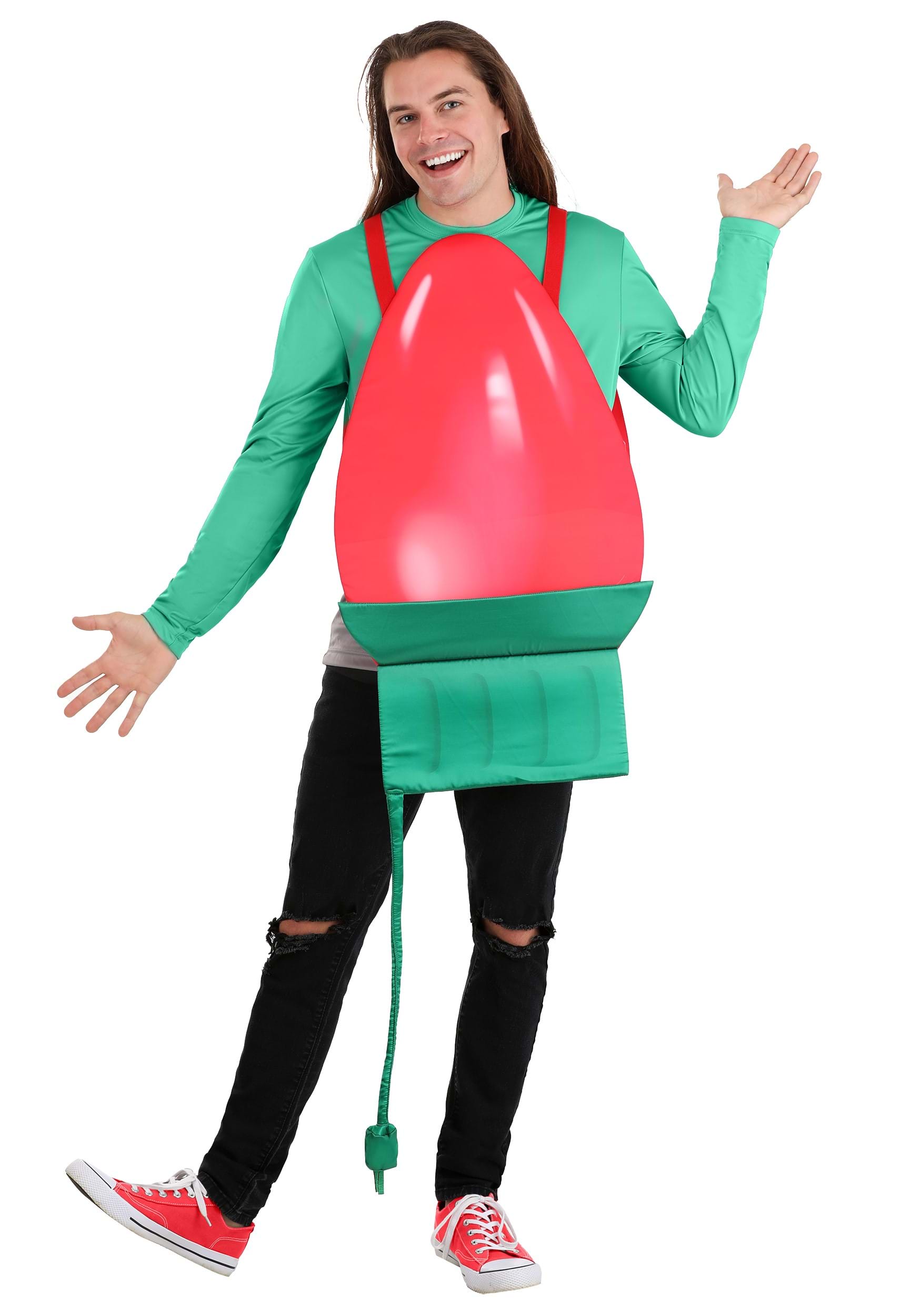 Christmas Light Bulb Adult Costume | Adult Christmas Costumes