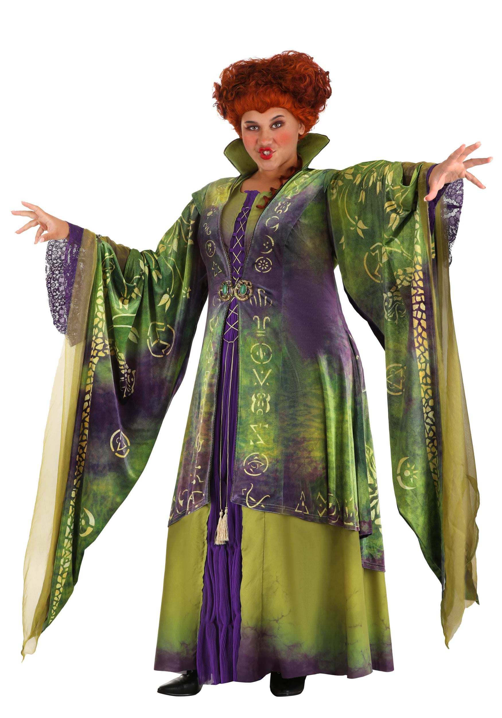 Hocus Pocus Winifred Sanderson Plus Size Costume Dress for Women