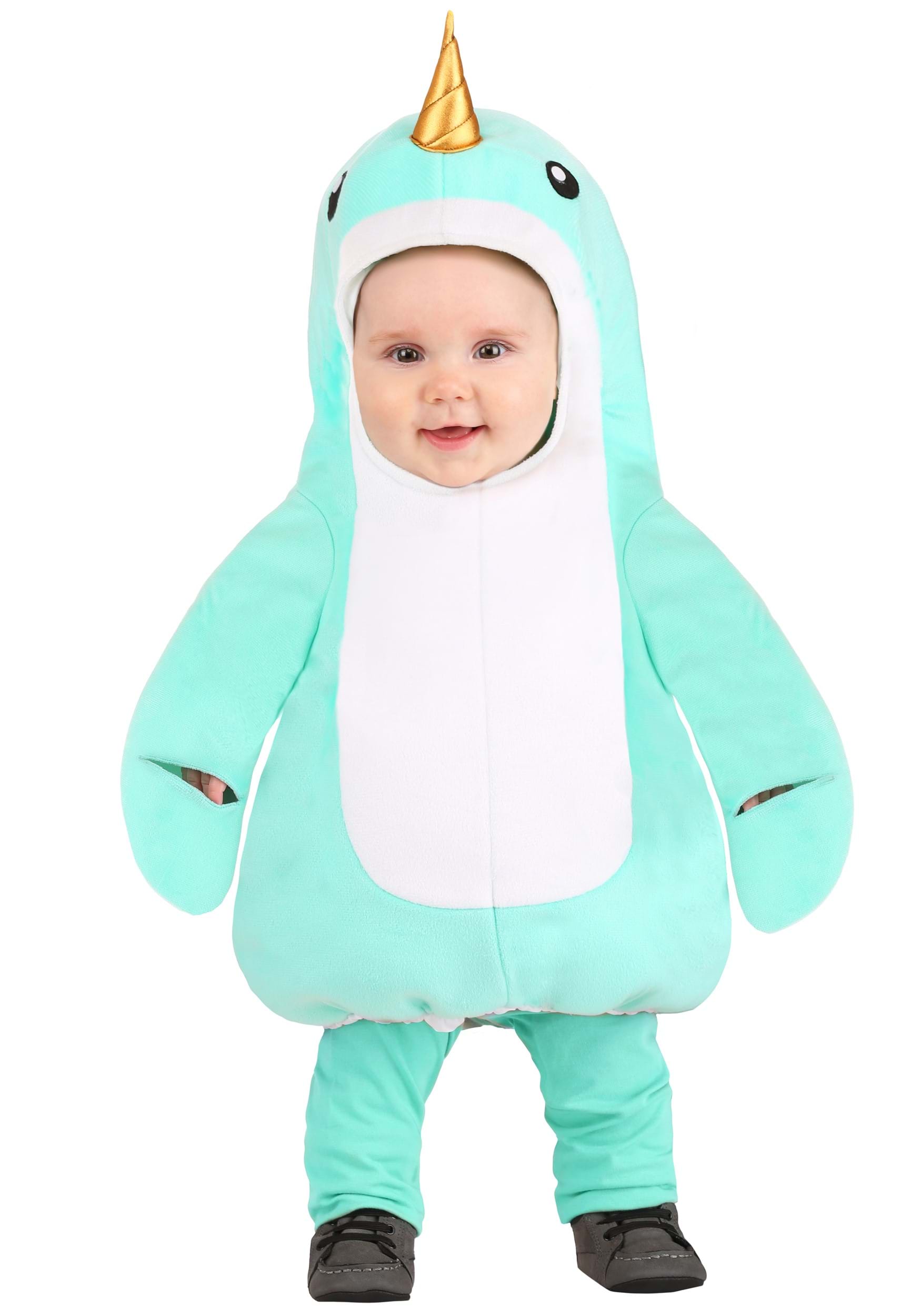 Blue Baby Narwhal Costume | Kid's Animal Costumes