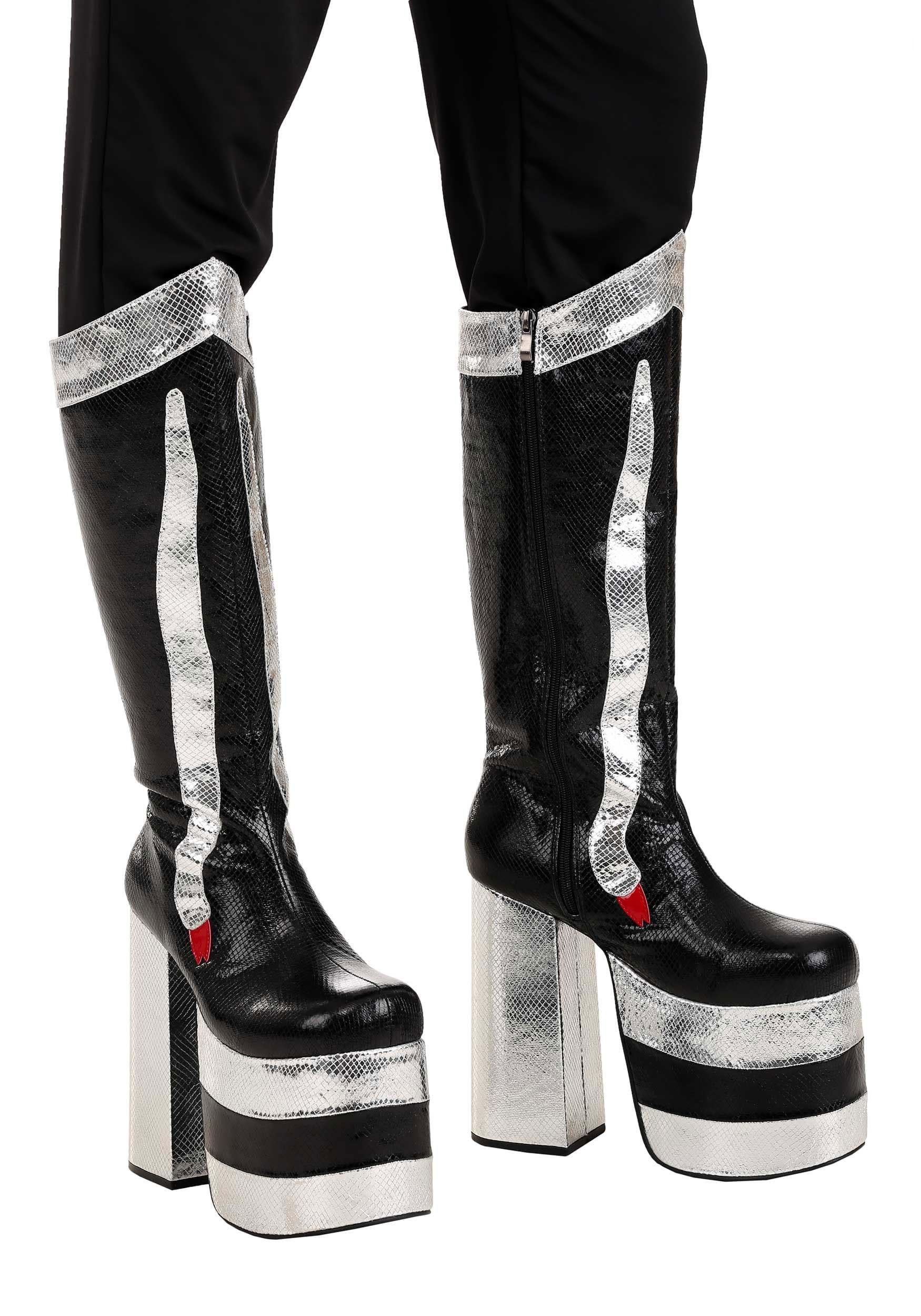 Men's KISS Catman Boots | Men's Costume Shoes