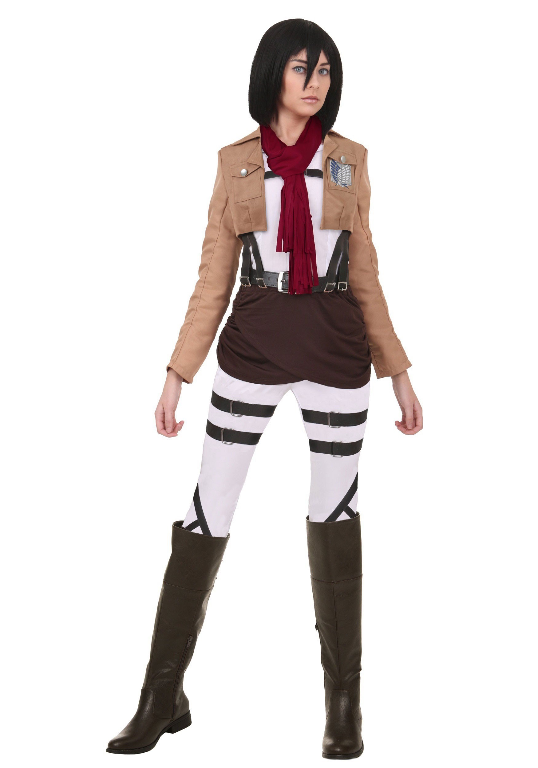 Attack on Titan Mikasa Costume | Adult Anime Cosplay
