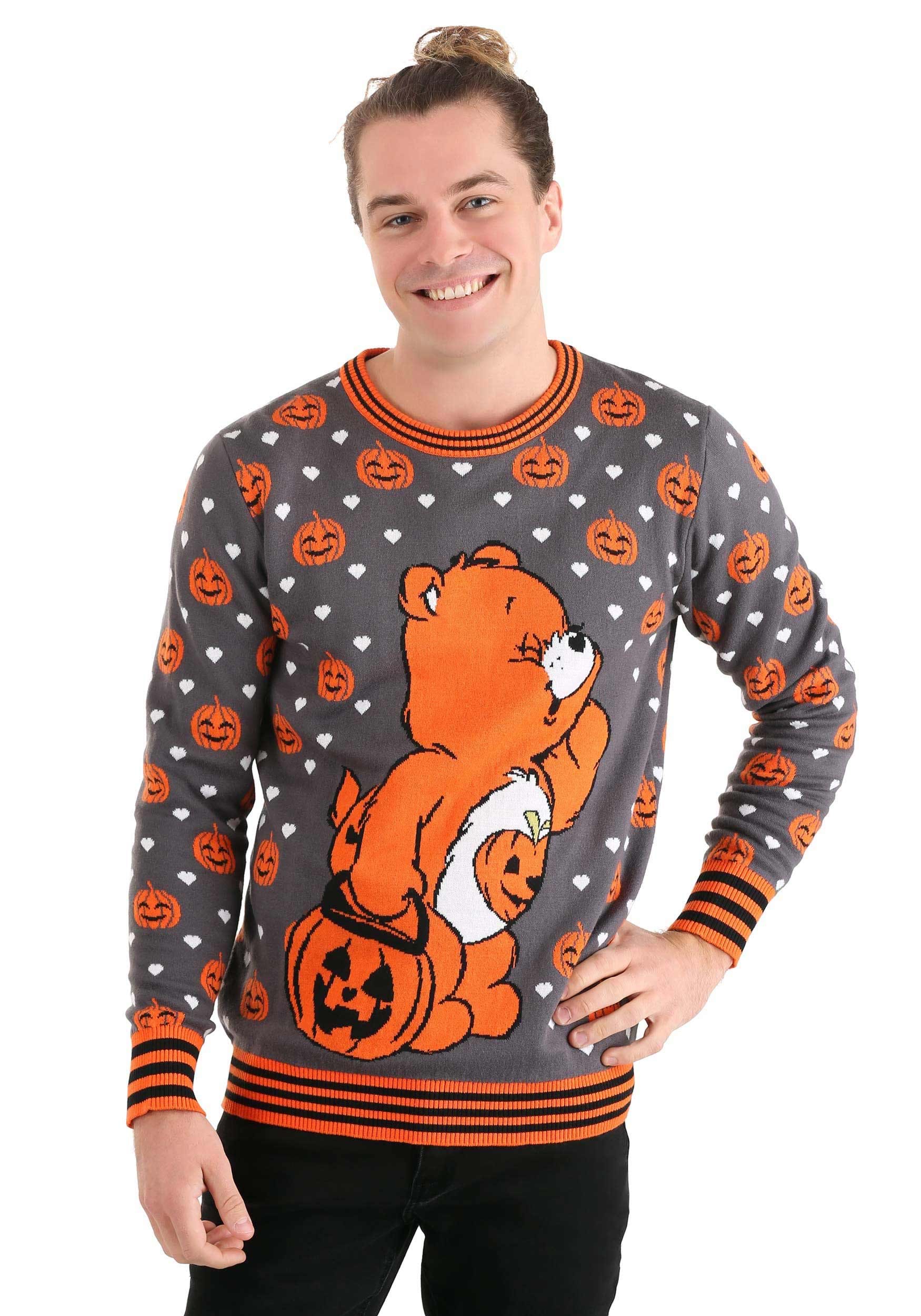 Care Bears Trick-or-Sweet Bear Adult Halloween Sweater