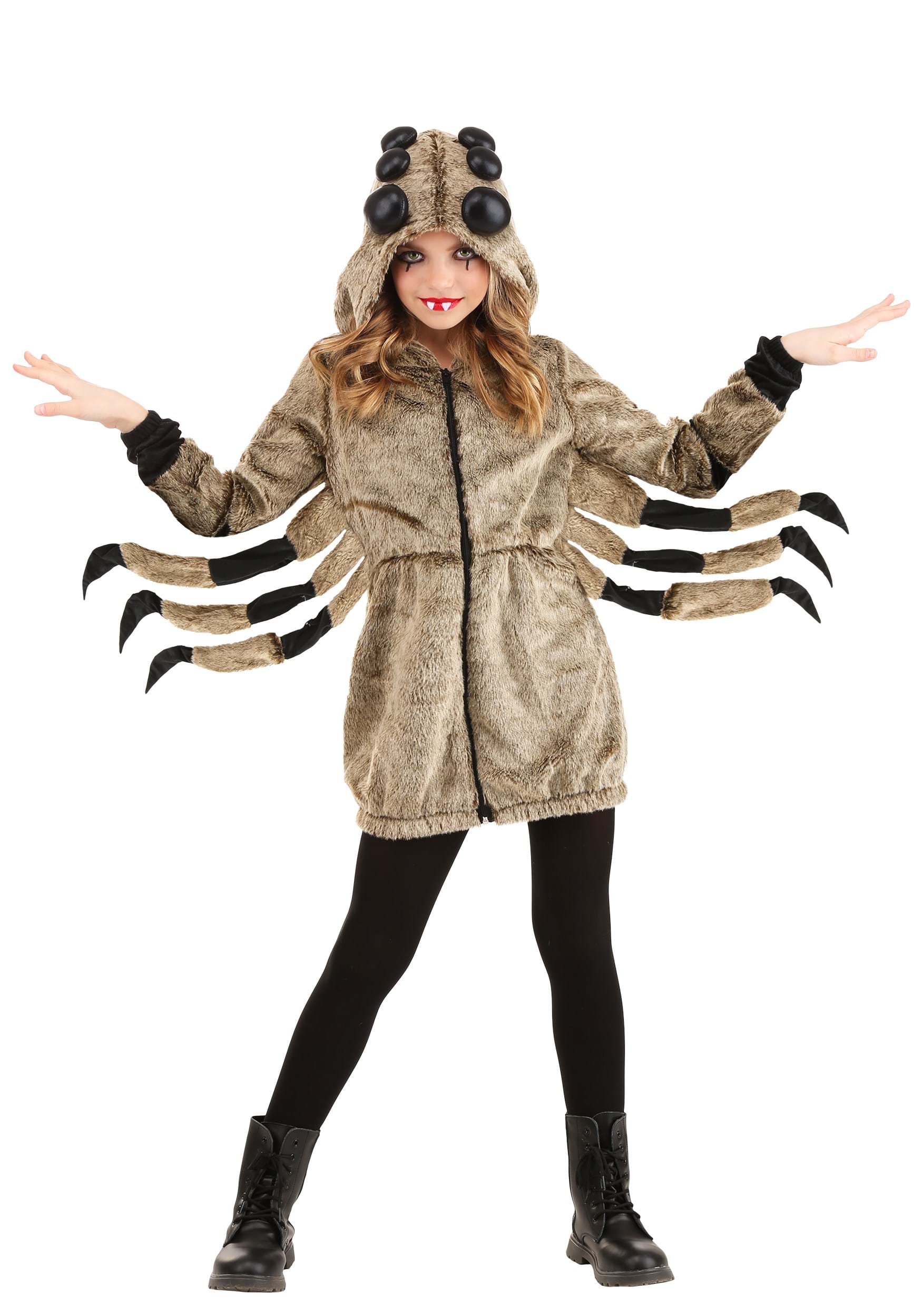 Kid's Cozy Tarantula Costume Dress | Kid's Spider Costumes