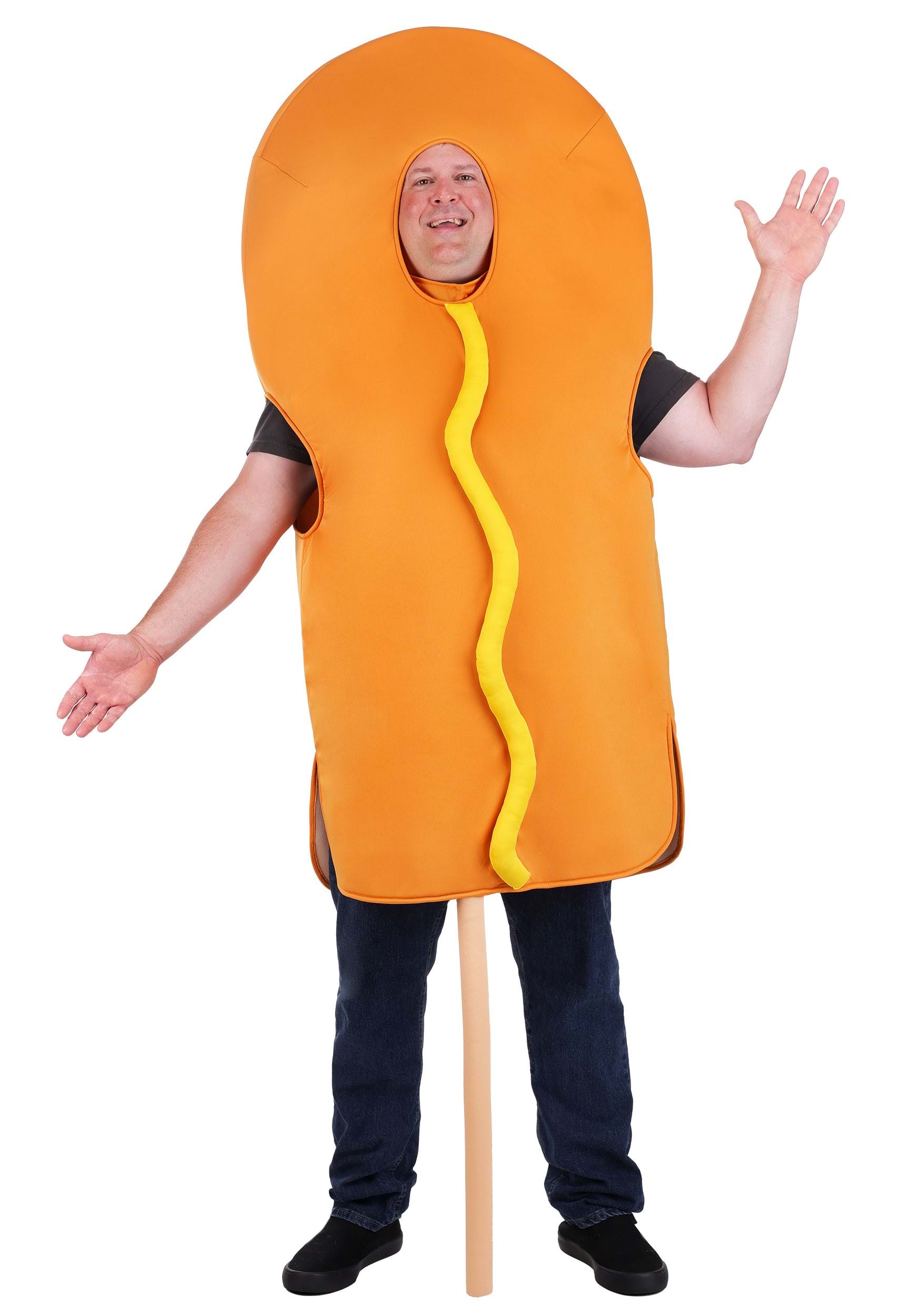 Plus Size Corndog Adult Costume | Food Costumes