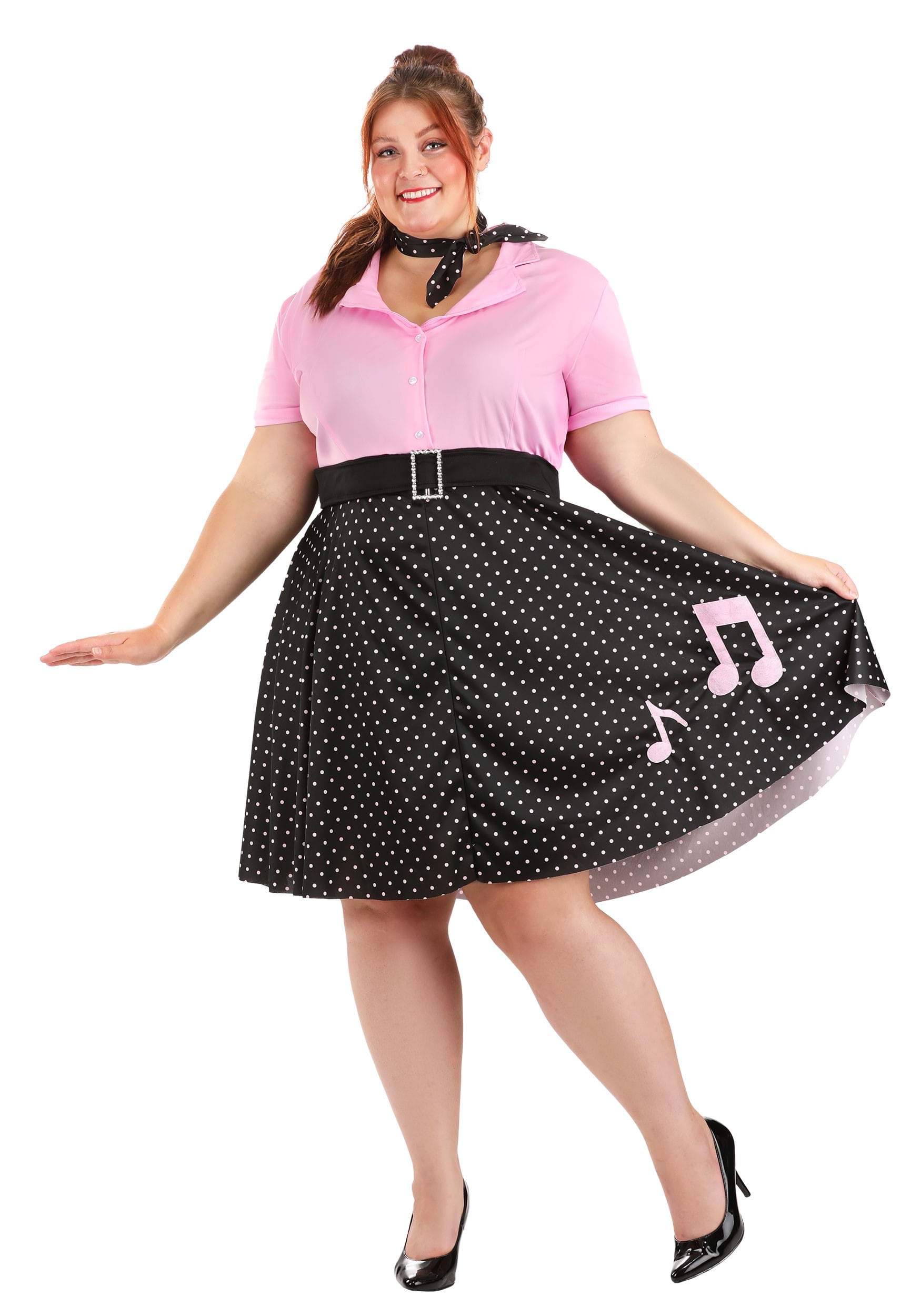 Plus Size Sock Hop Cutie Costume | Women's 50s Costume