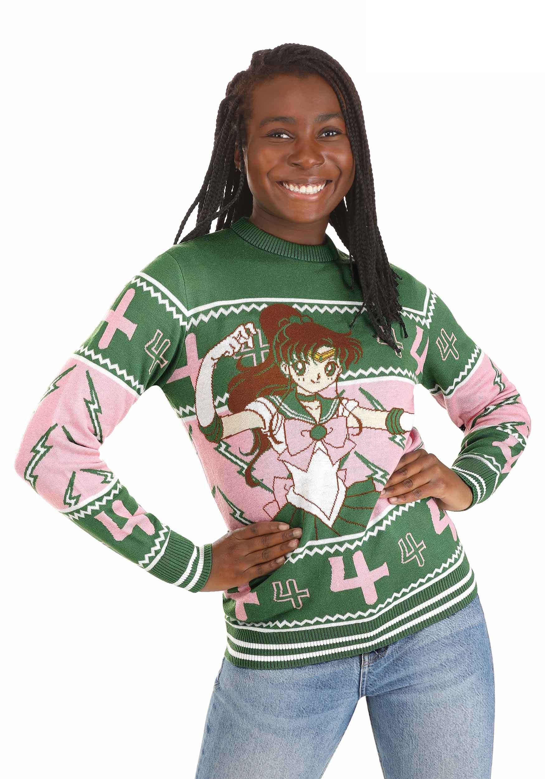 Sailor Moon Sailor Jupiter Sweater for Adults | Holiday Sweaters