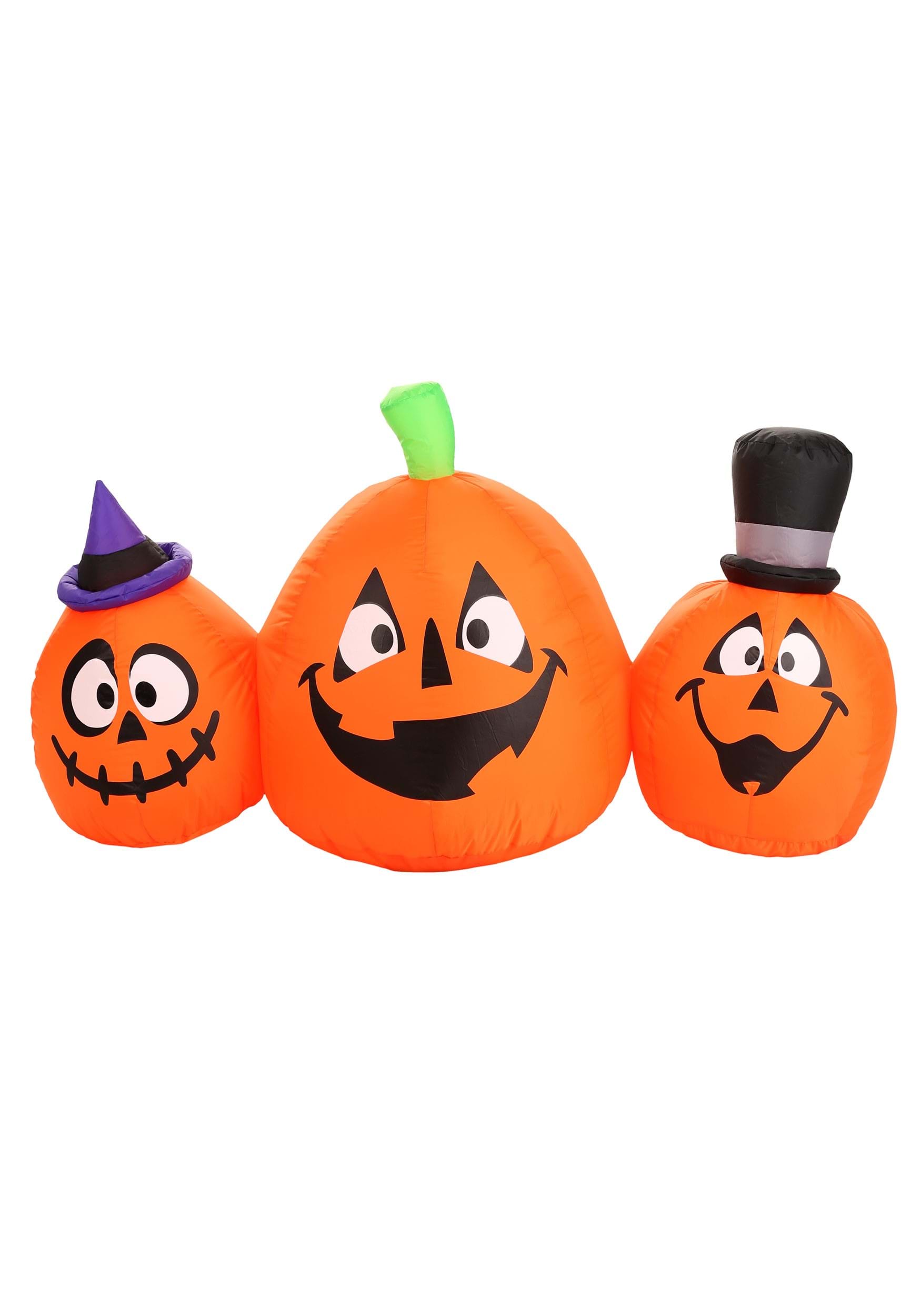 Inflatable 4FT 3-Pumpkins Lawn Decoration
