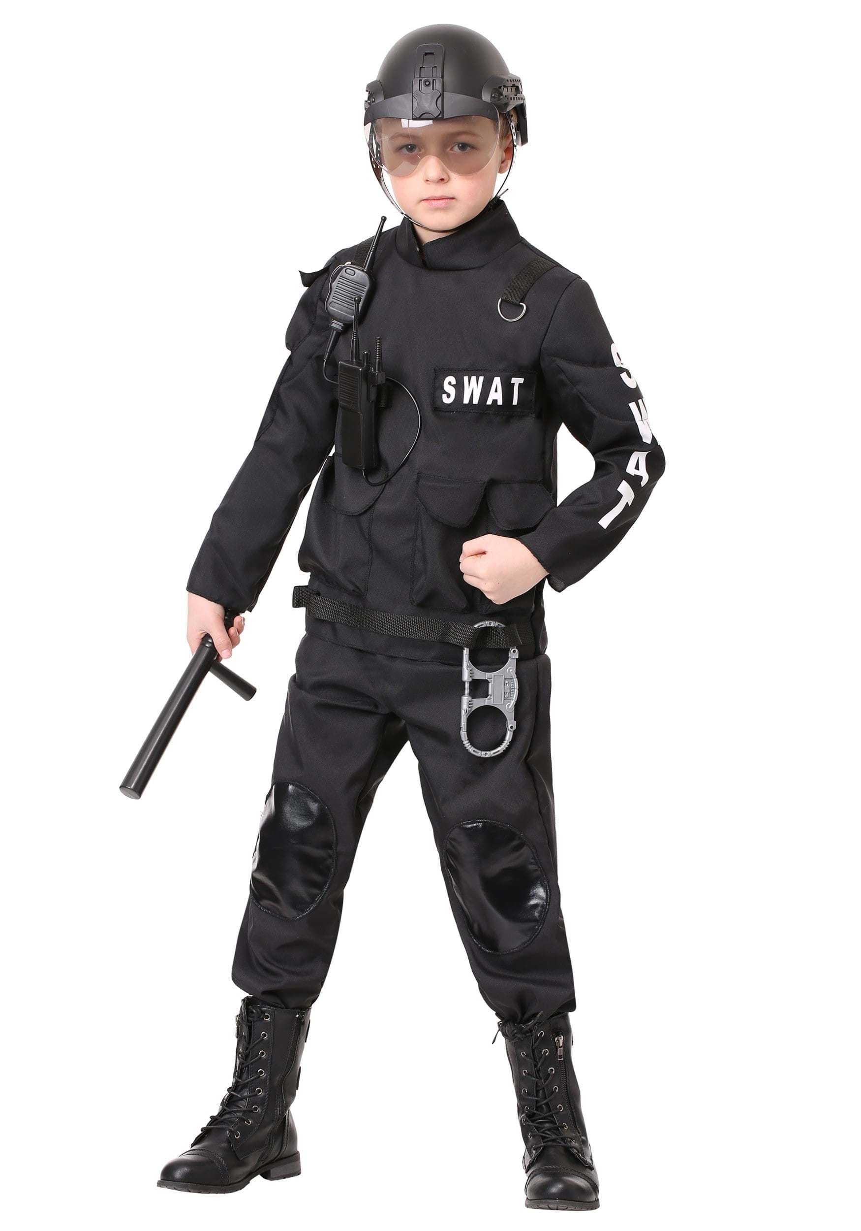 Child SWAT Commander Costume | Kid's Exclusive Costumes