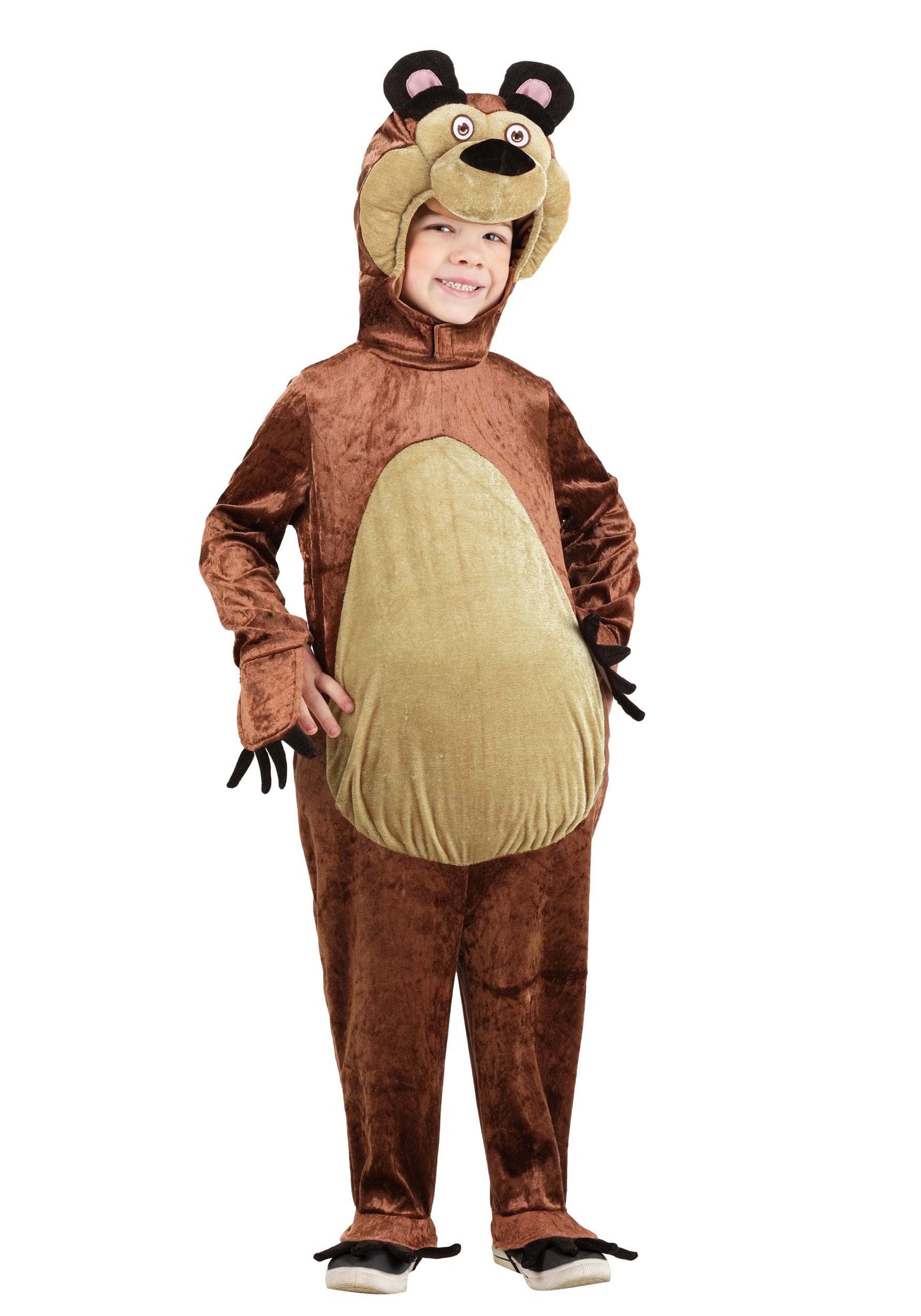 Masha and the Bear Toddler Bear Costume for Boys | TV Show Costumes