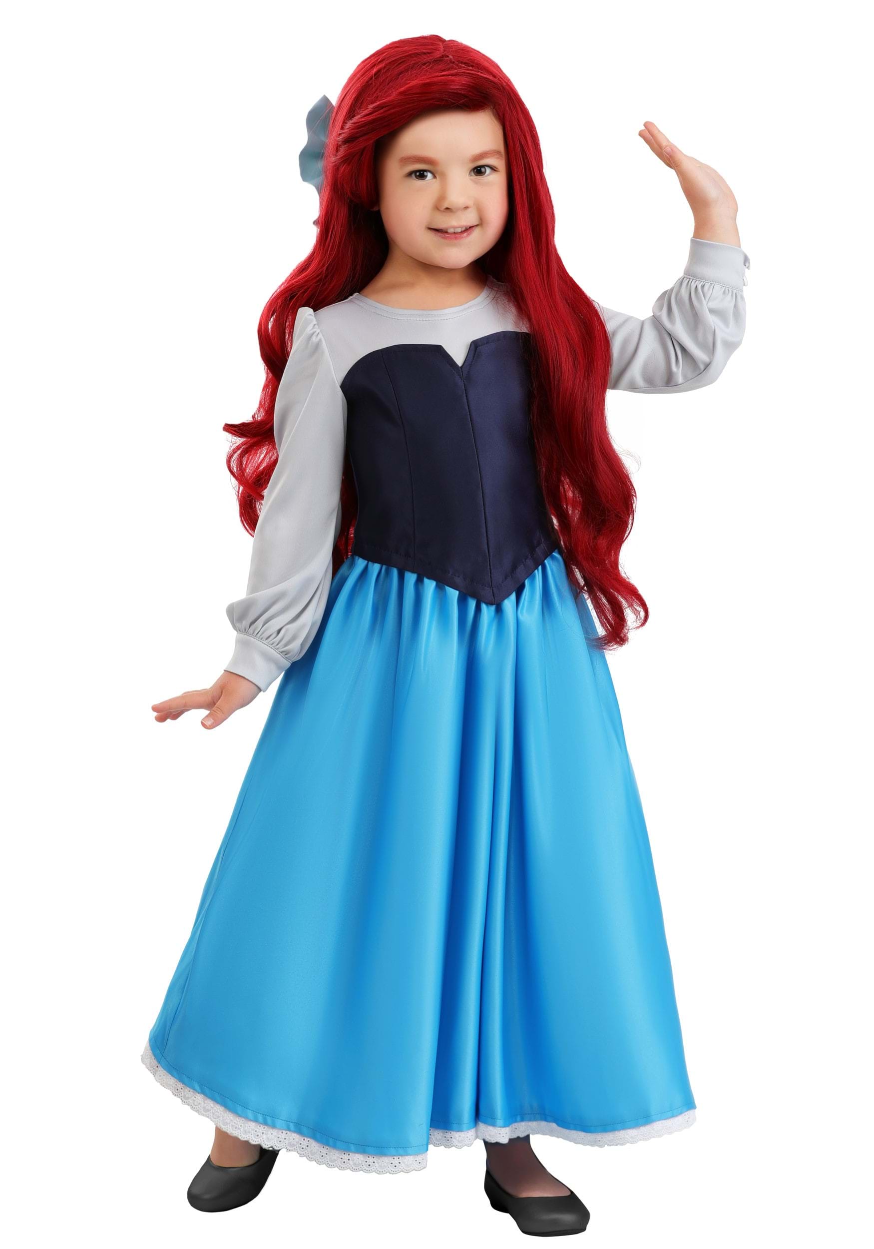 Girl's Disney Ariel Blue Dress Toddler Costume | Disney Costumes