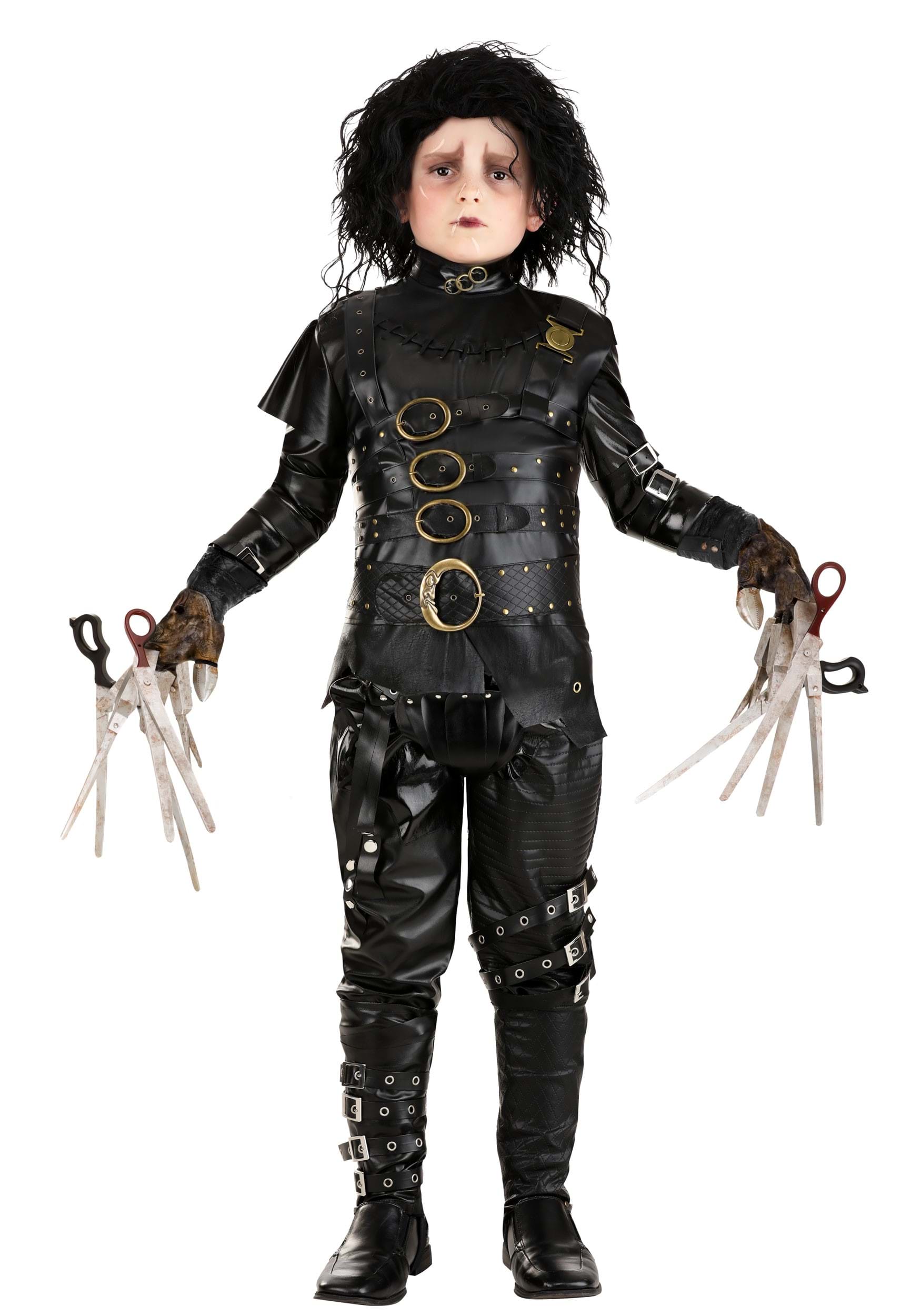 Kid's Authentic Edward Scissorhands Costume | Movie Costumes