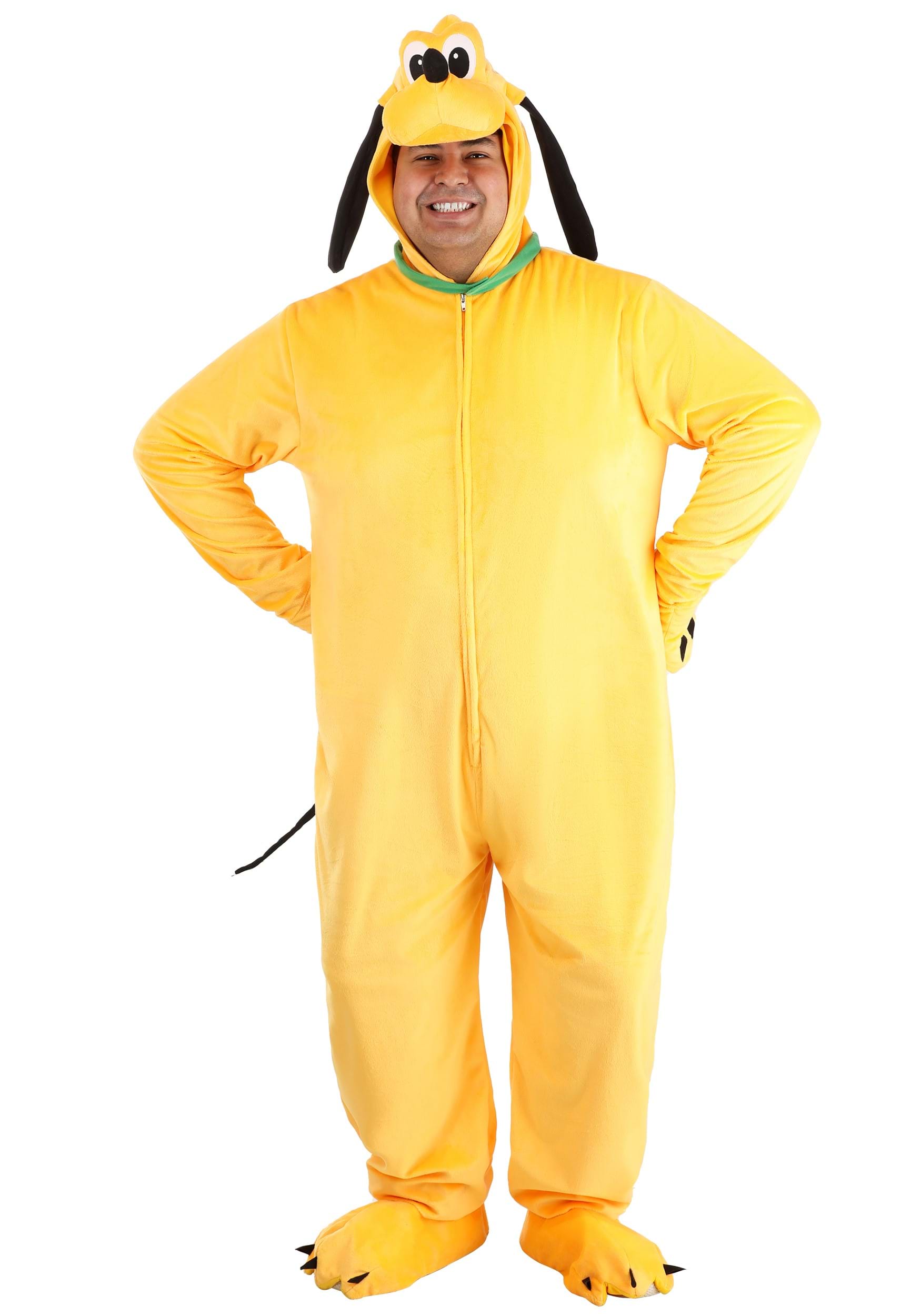 Plus Size Men's Disney Pluto Costume | Plus Size Disney Costumes