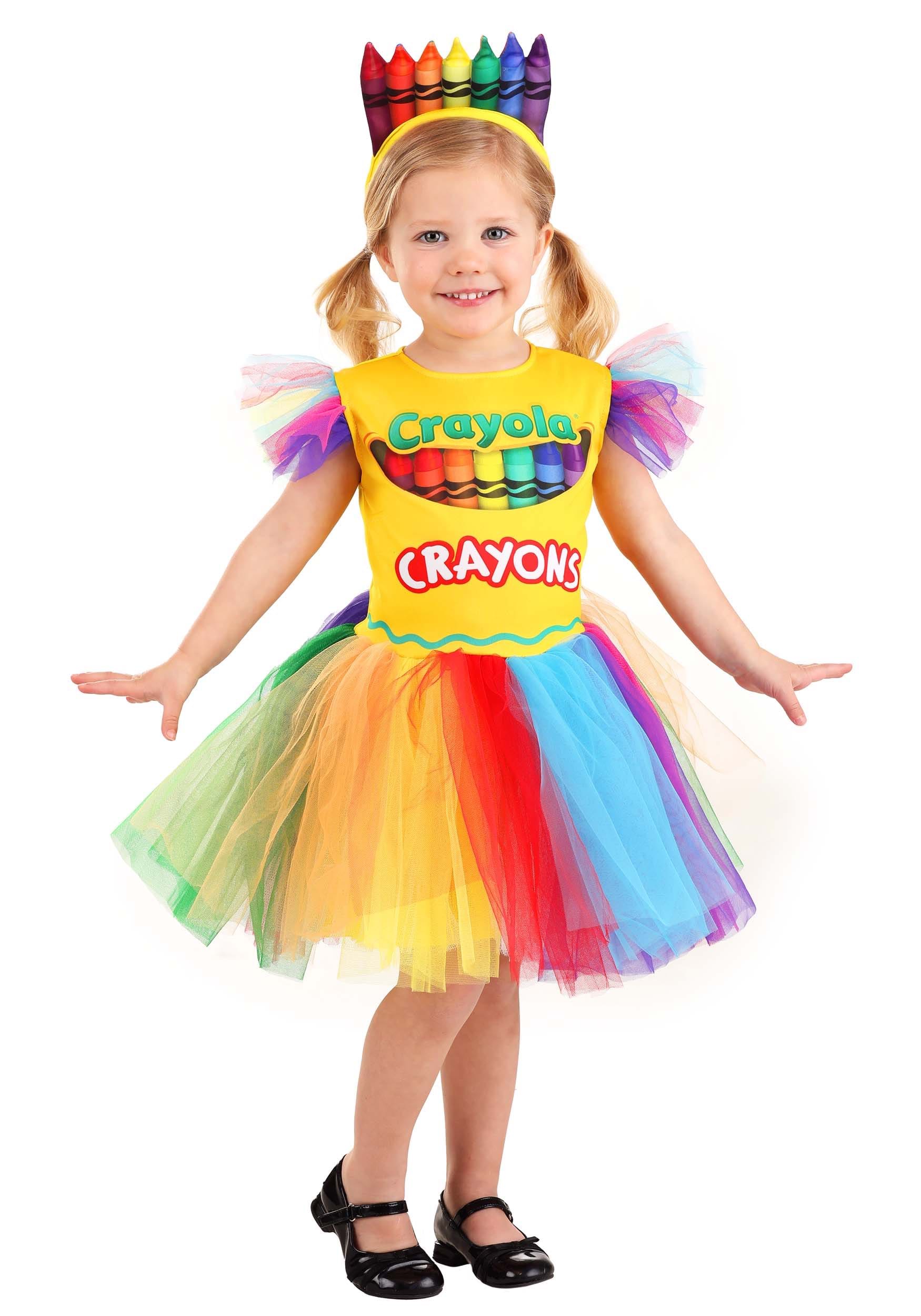 Crayon Box Costume Dress for Toddlers
