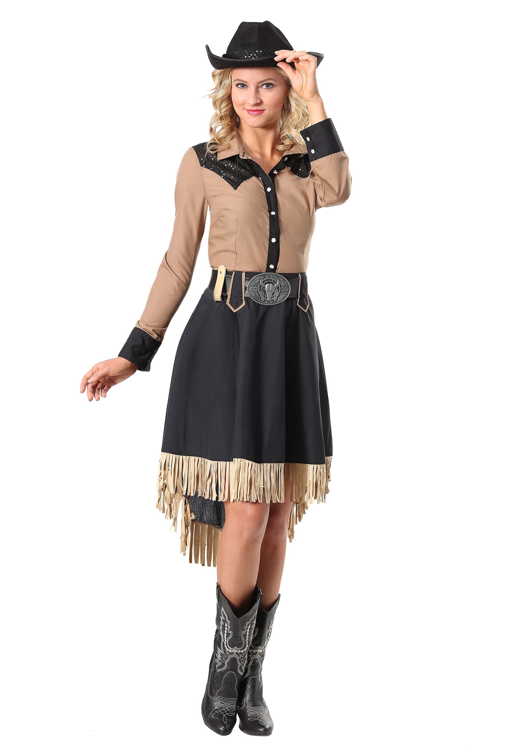 Lasso'n Cowgirl Plus Size Costume for Women