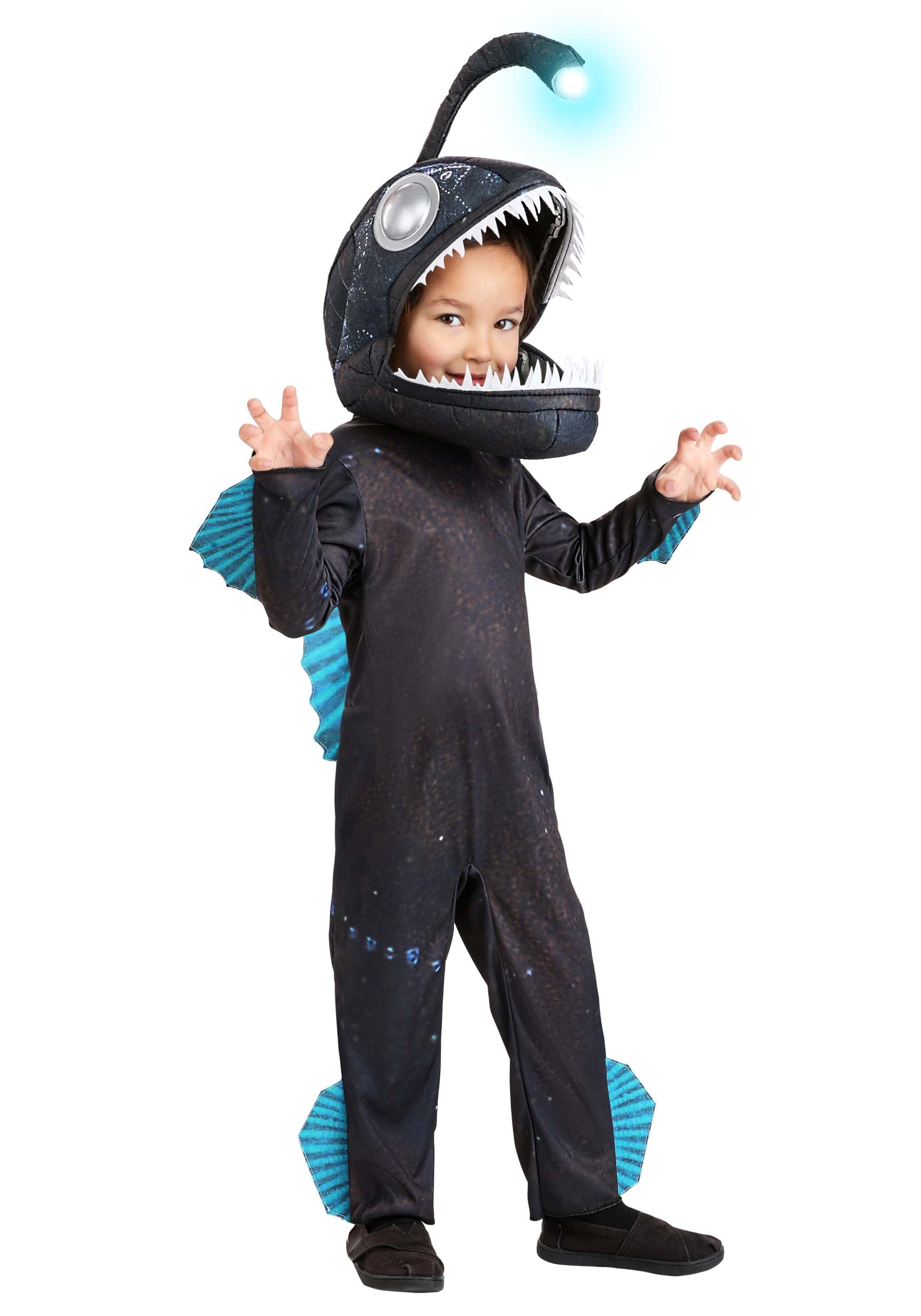 Bigmouth Angler Fish Toddler Costume | Fish Costumes