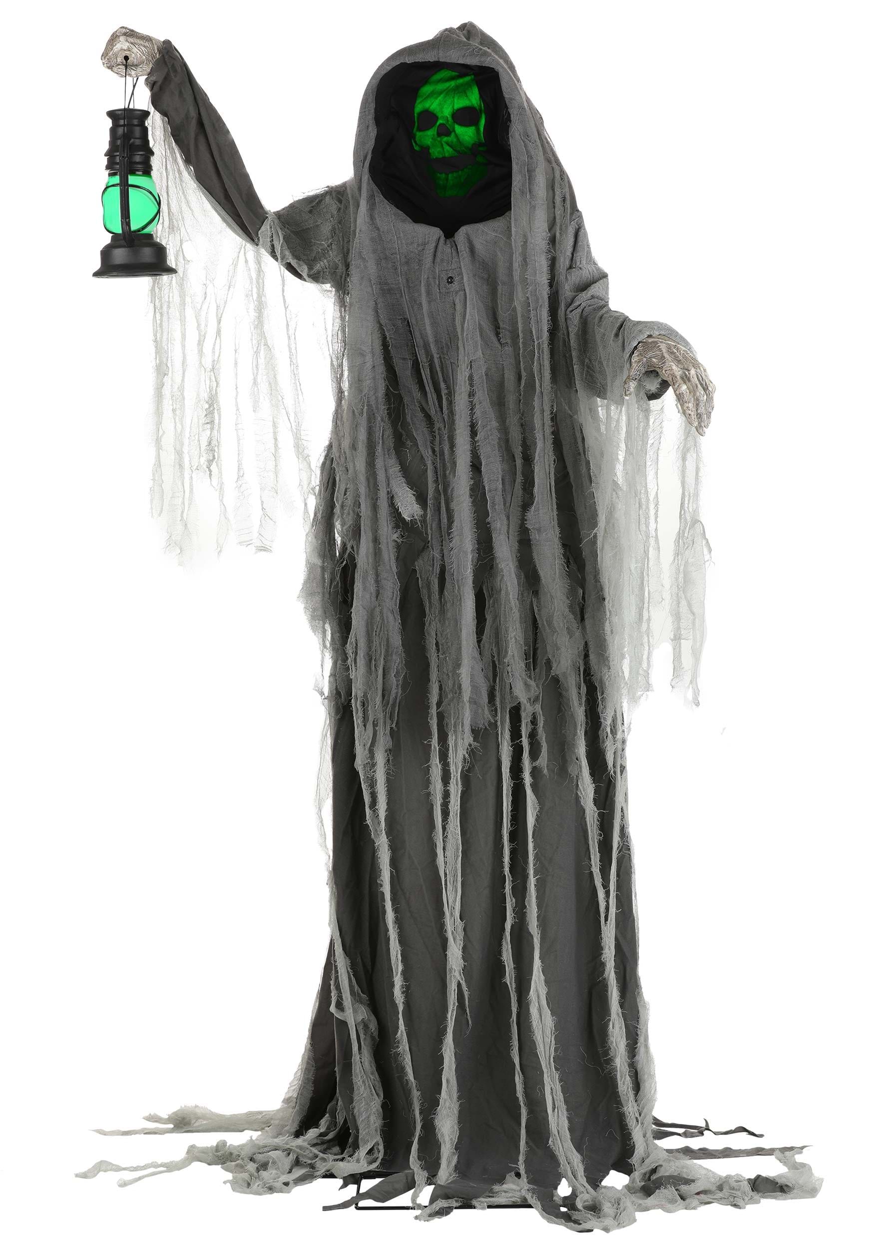 6FT Looming Haunted Phantom Animated Halloween Prop