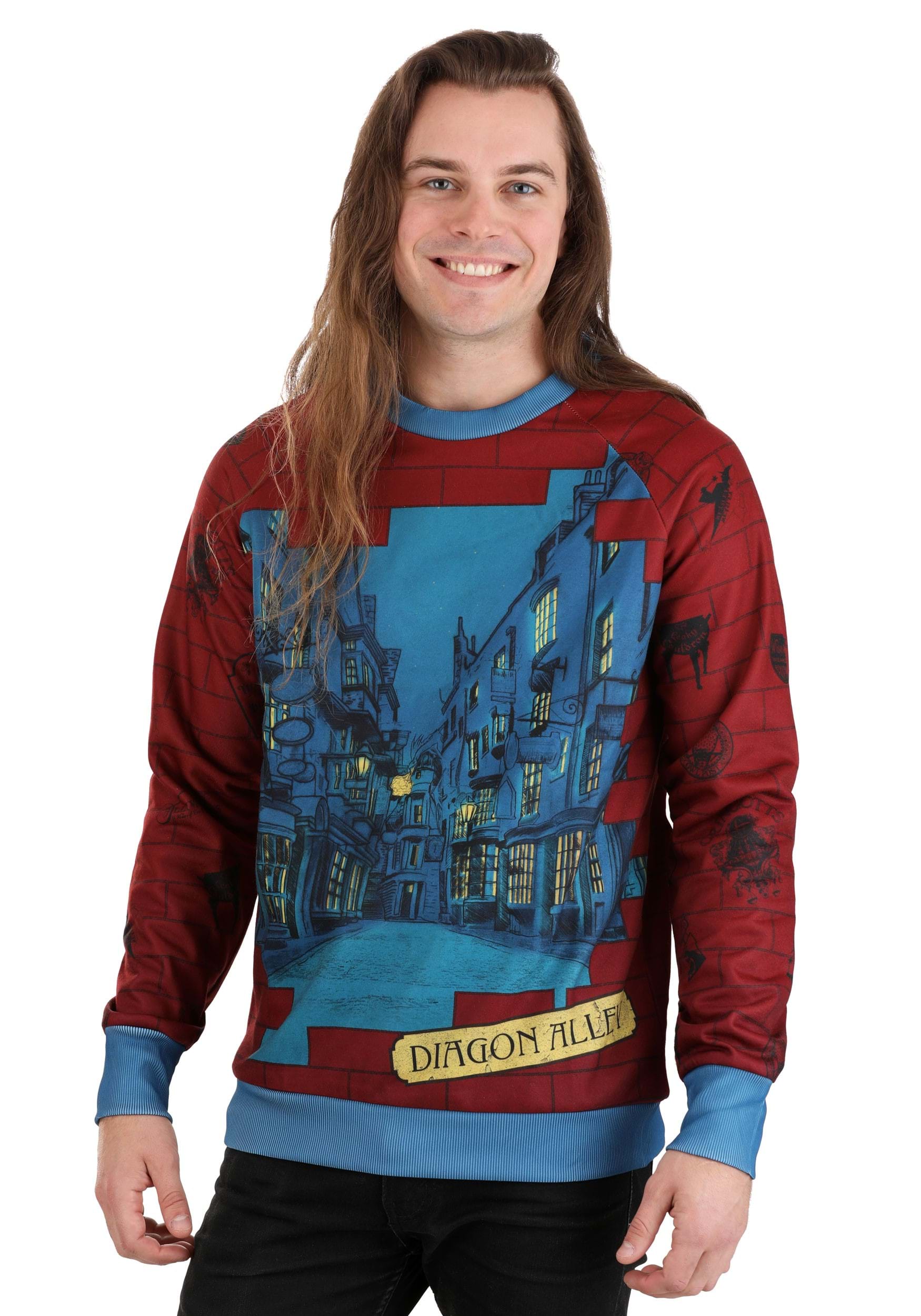 Diagon Alley Adult Harry Potter Unisex Sweater