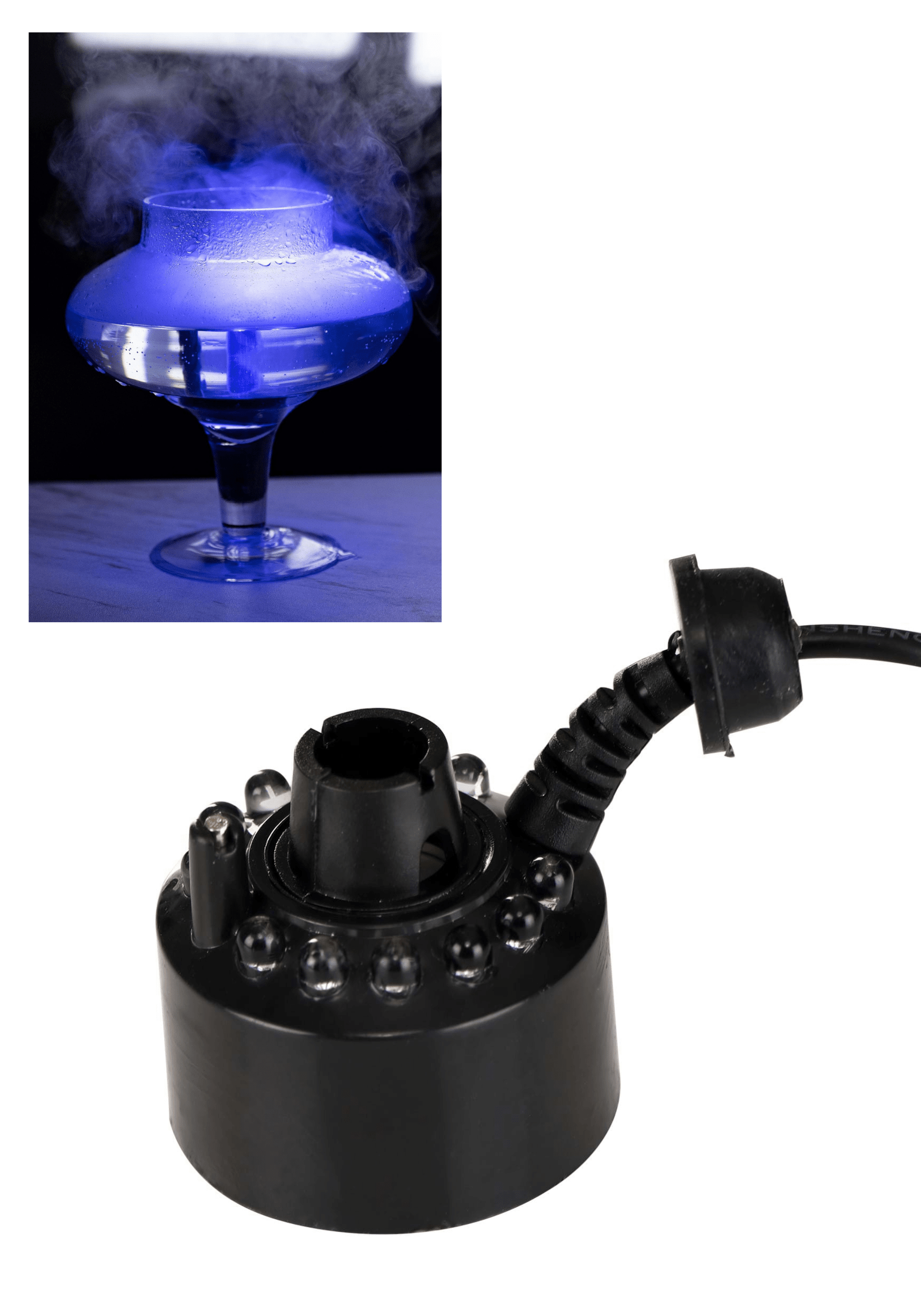 Glowing LED Mist Maker Prop Decoration | Witch Decorations