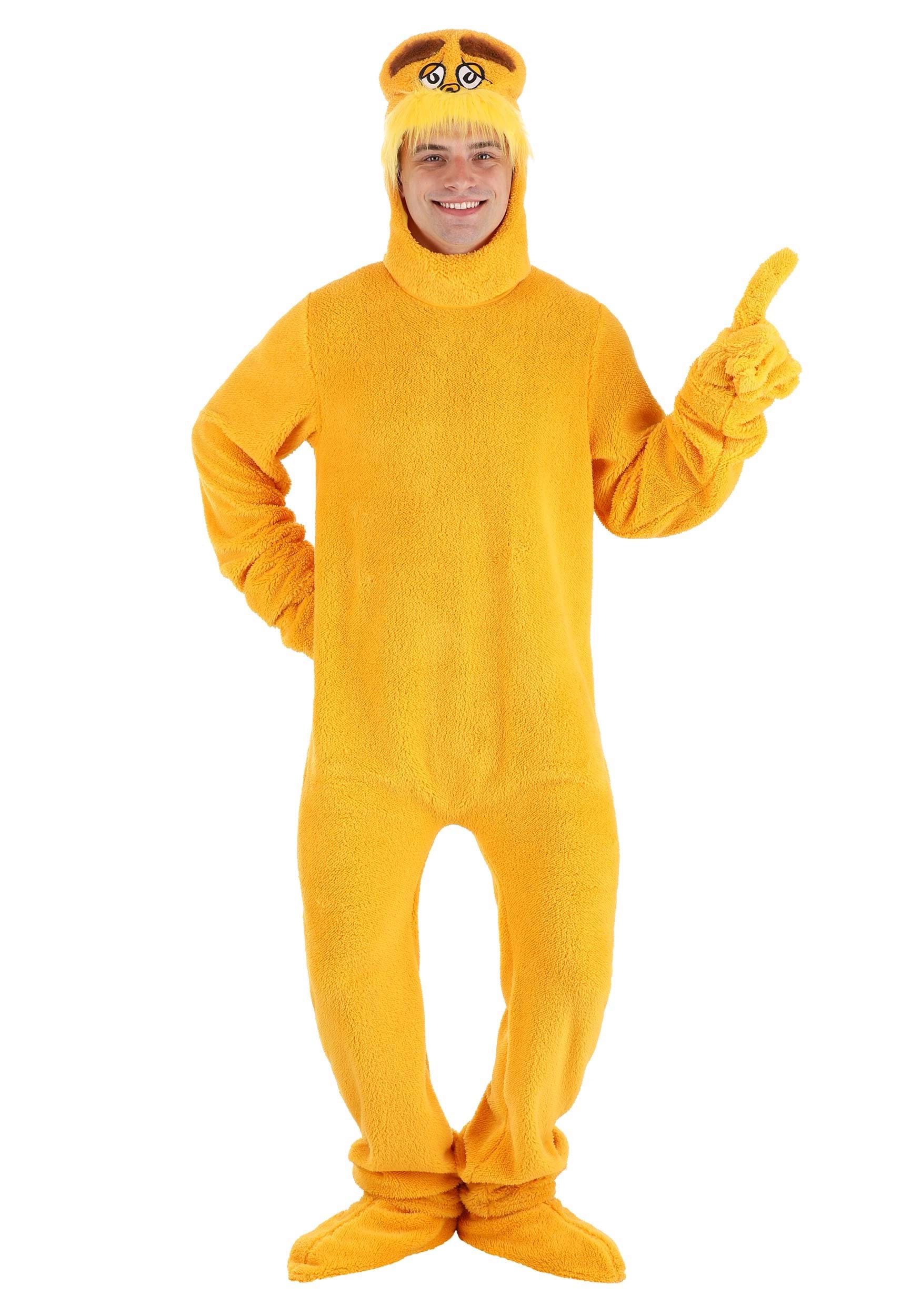 Dr. Seuss Adult The Lorax Sustainable Materials Costume | Dr. Seuss Costumes
