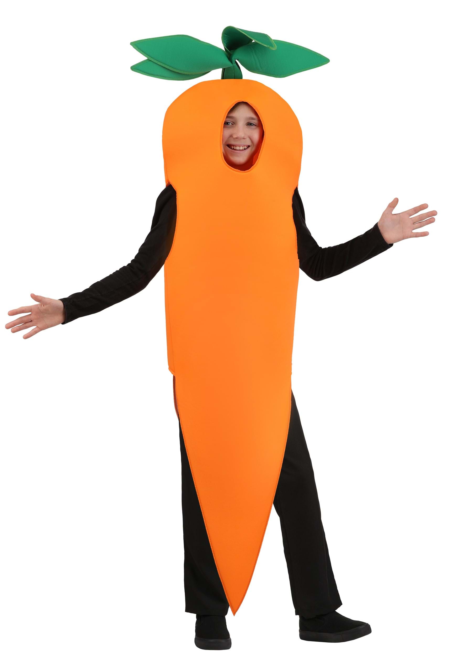 Child Carrot Costume | Kid's Food Costumes