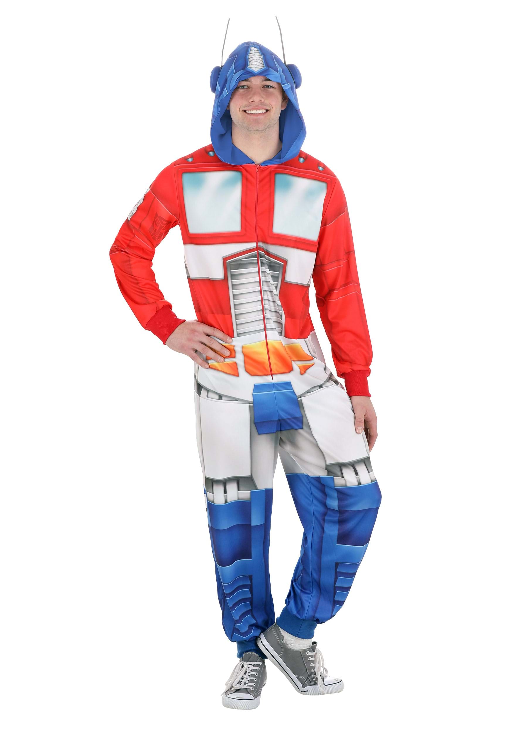 Transformers Optimus Prime Union Suit for Adults | Transformers Costumes