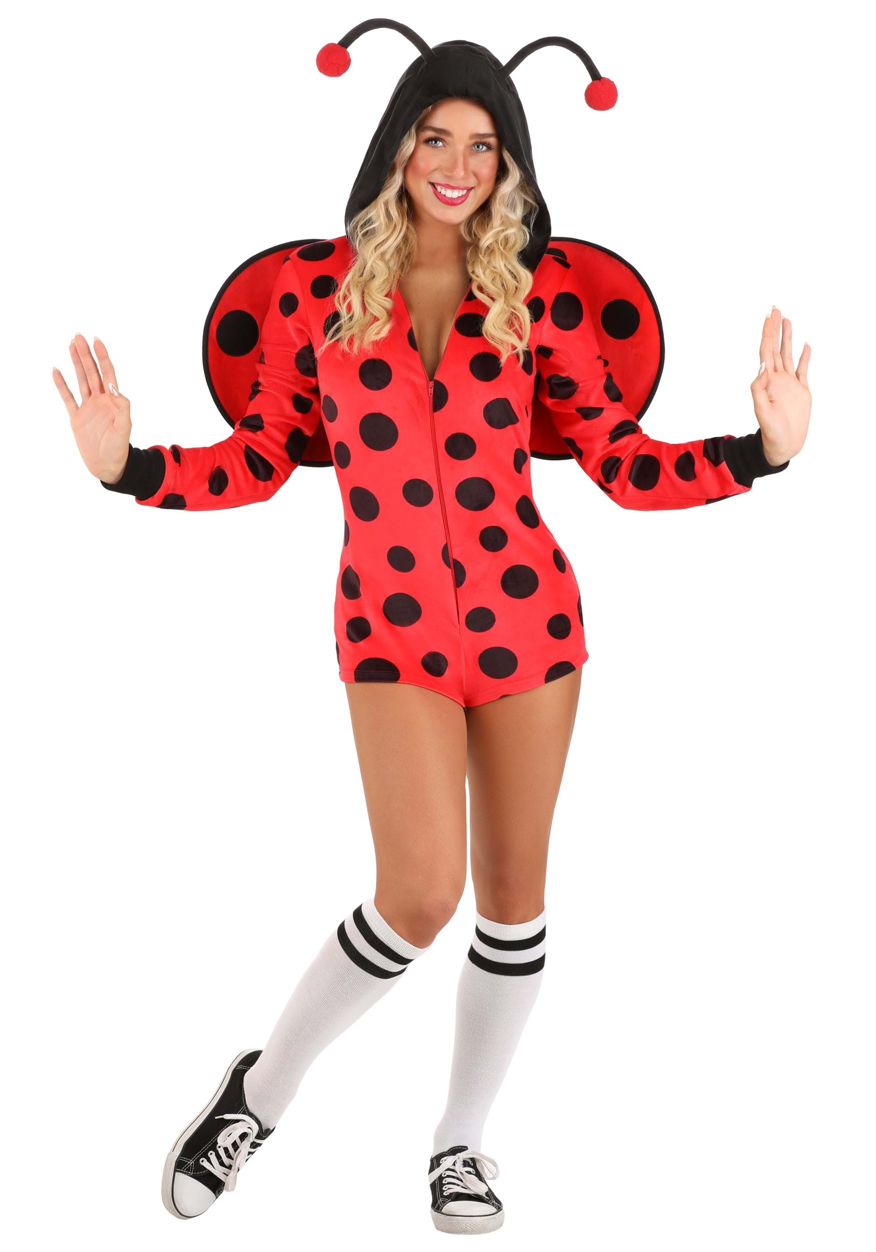 Ladybug Costume Romper for Women | Adult Bug Costumes