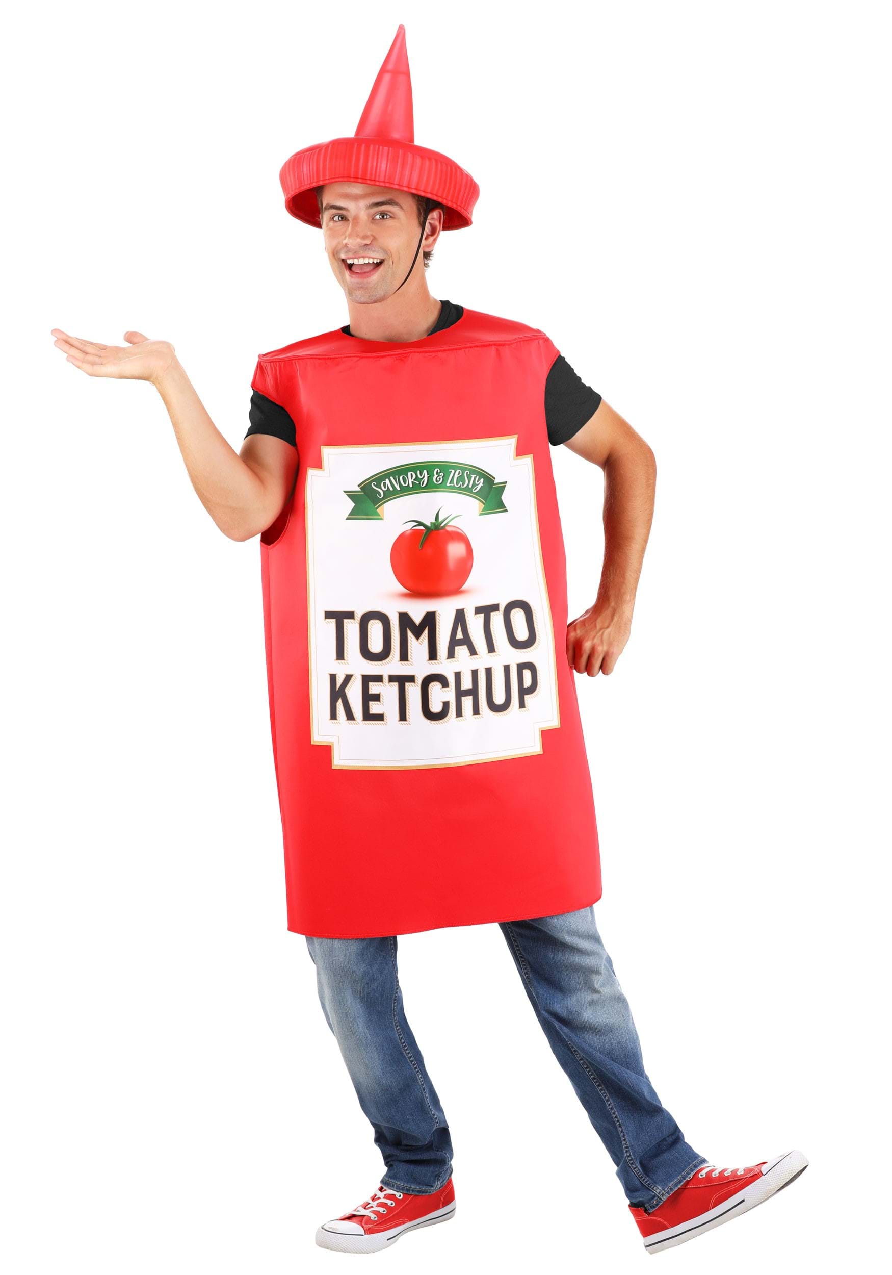 Ketchup Adult Costume | Food Costumes