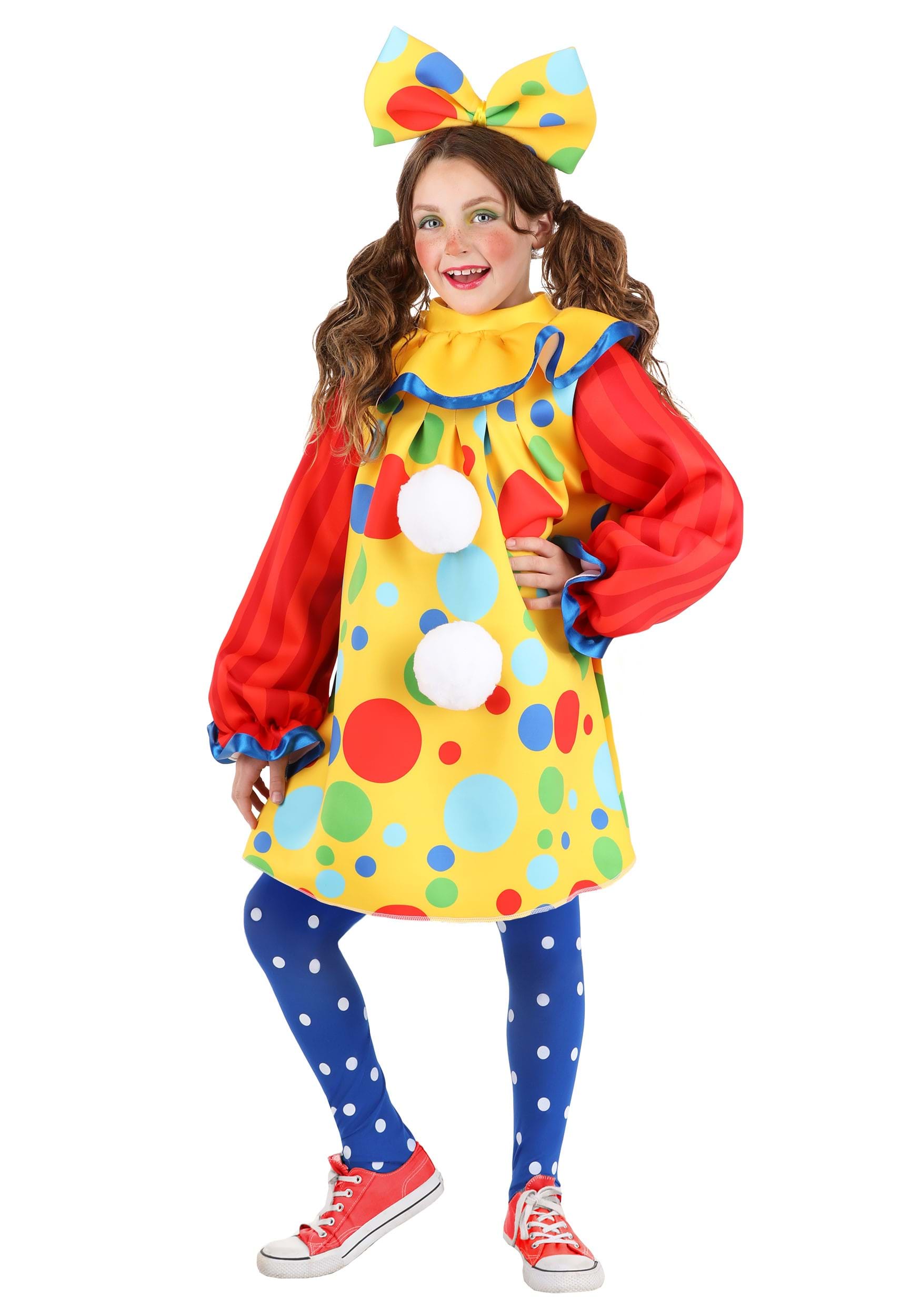 Kid's Posh Polka Dot Clown Costume | Clown Costumes