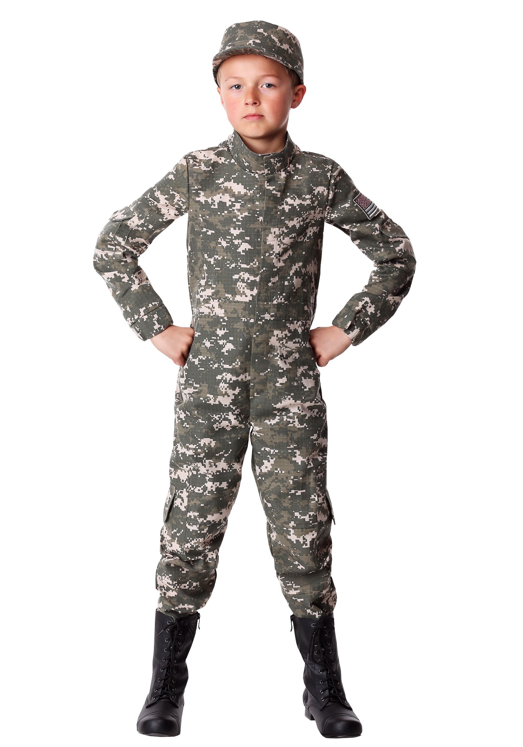 Modern Combat Soldier Boy's Costume