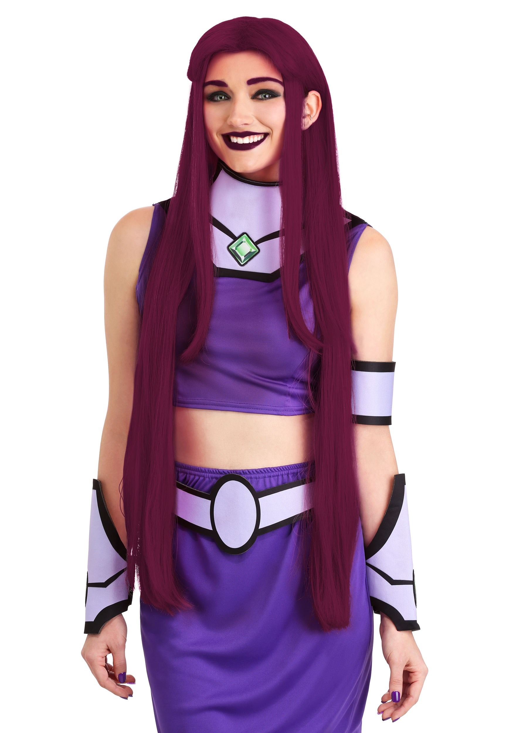 Magenta Superhero Women's Wig | Cosplay Costume Accessories