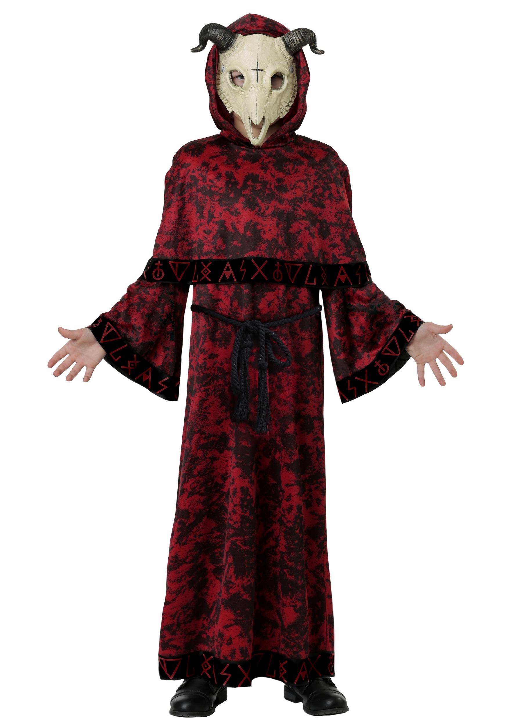 Kid's Evil Skull Demon Costume | Kid's Devil Costumes