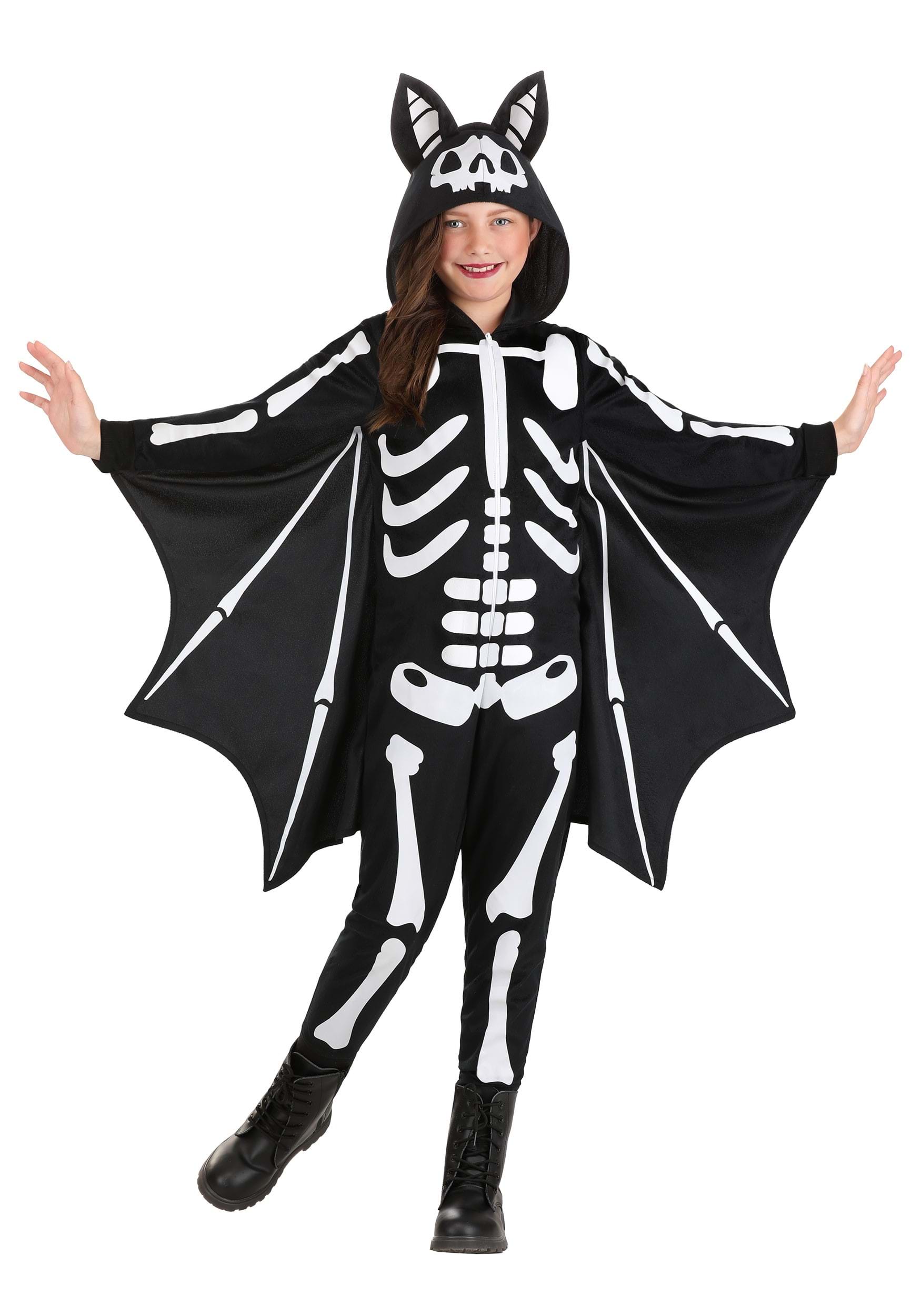 Flying Skeleton Bat Kid's Costume | Bat Costumes