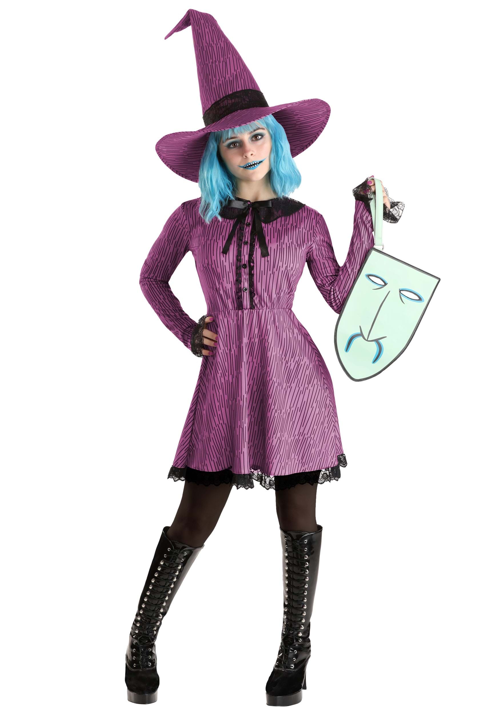Adult Nightmare Before Christmas Shock Costume Dress | Disney Costumes