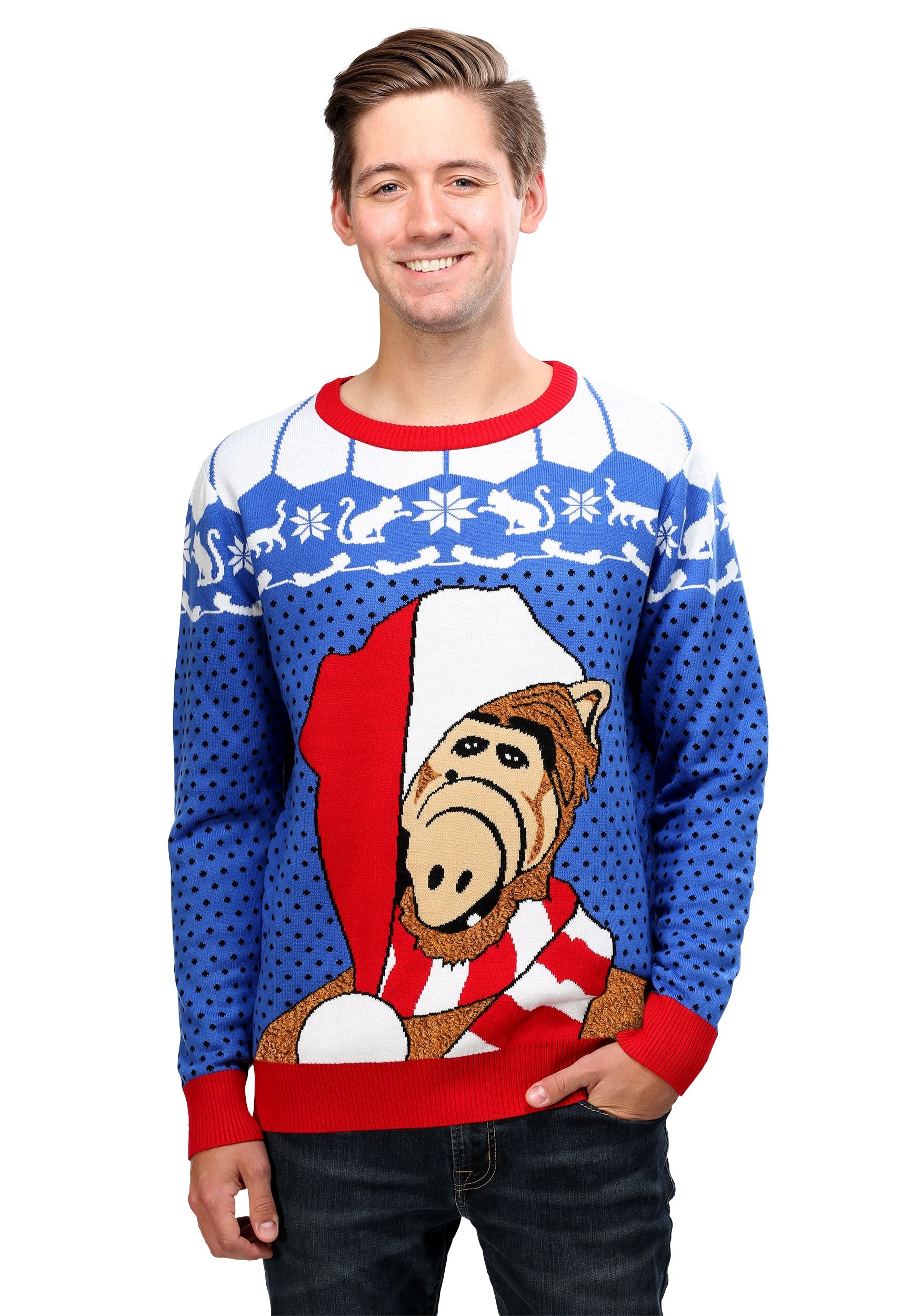 Alf Ugly Christmas Sweater for Adults | Ugly Christmas Sweaters