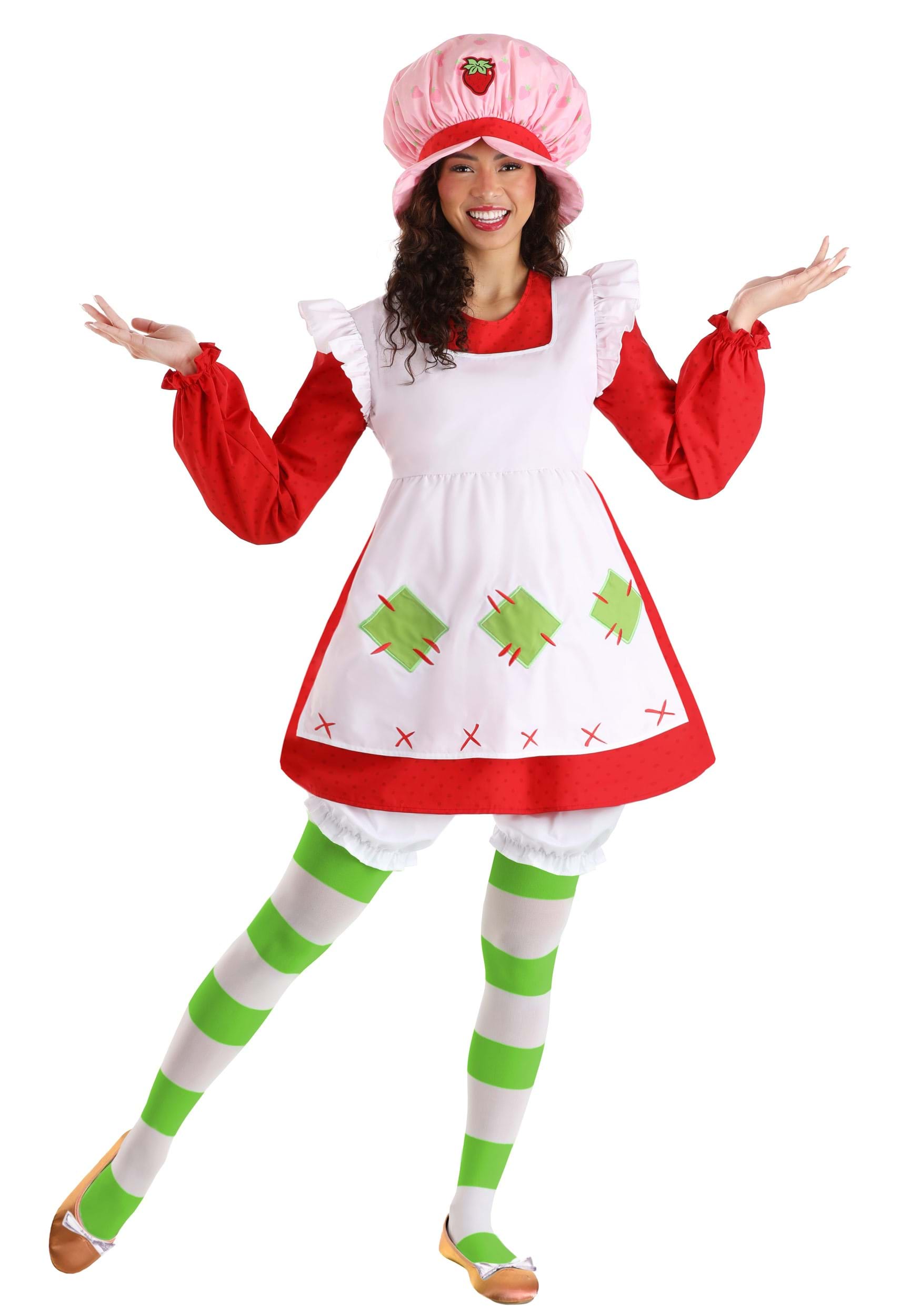 Adult Classic Strawberry Shortcake Costume | Strawberry Shortcake Costumes