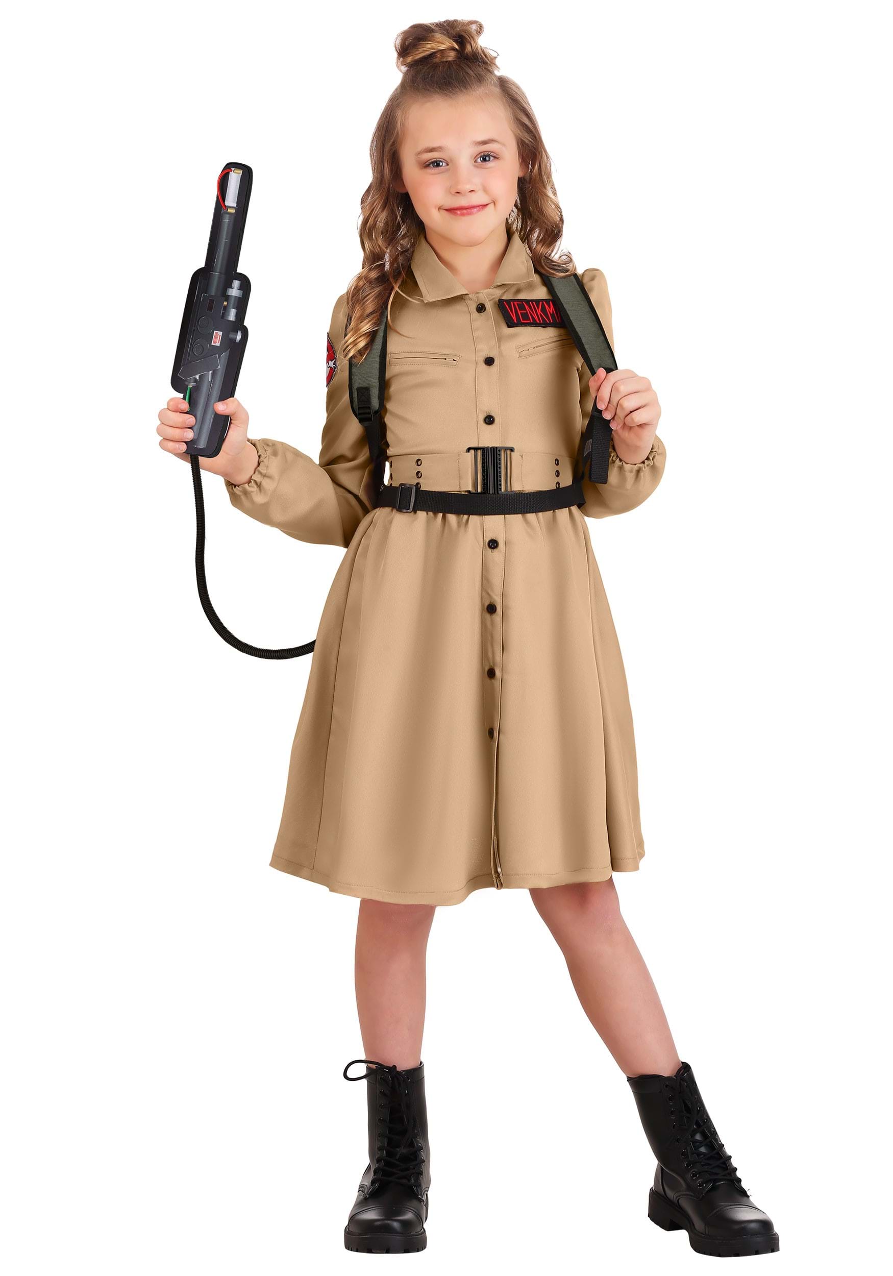 Ghostbusters Girl's Costume Dress | Kid's Ghostbusters Costumes