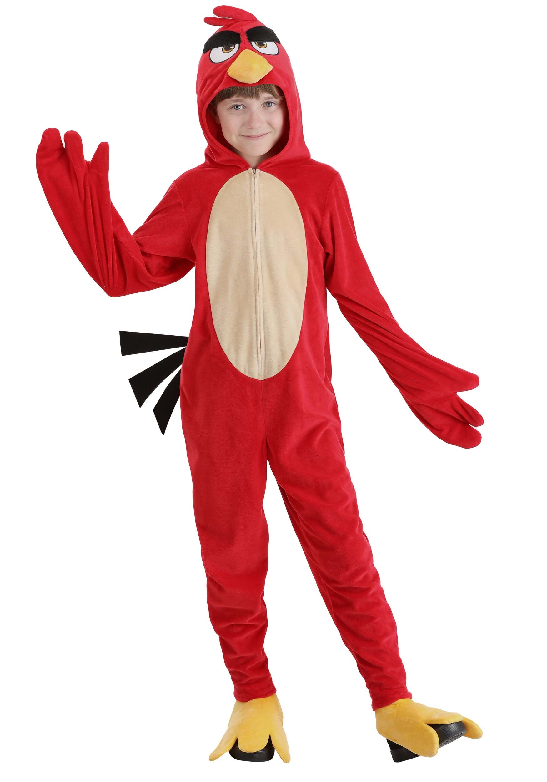 Child Angry Birds Red Costume Jumpsuit | Video Game Costumes